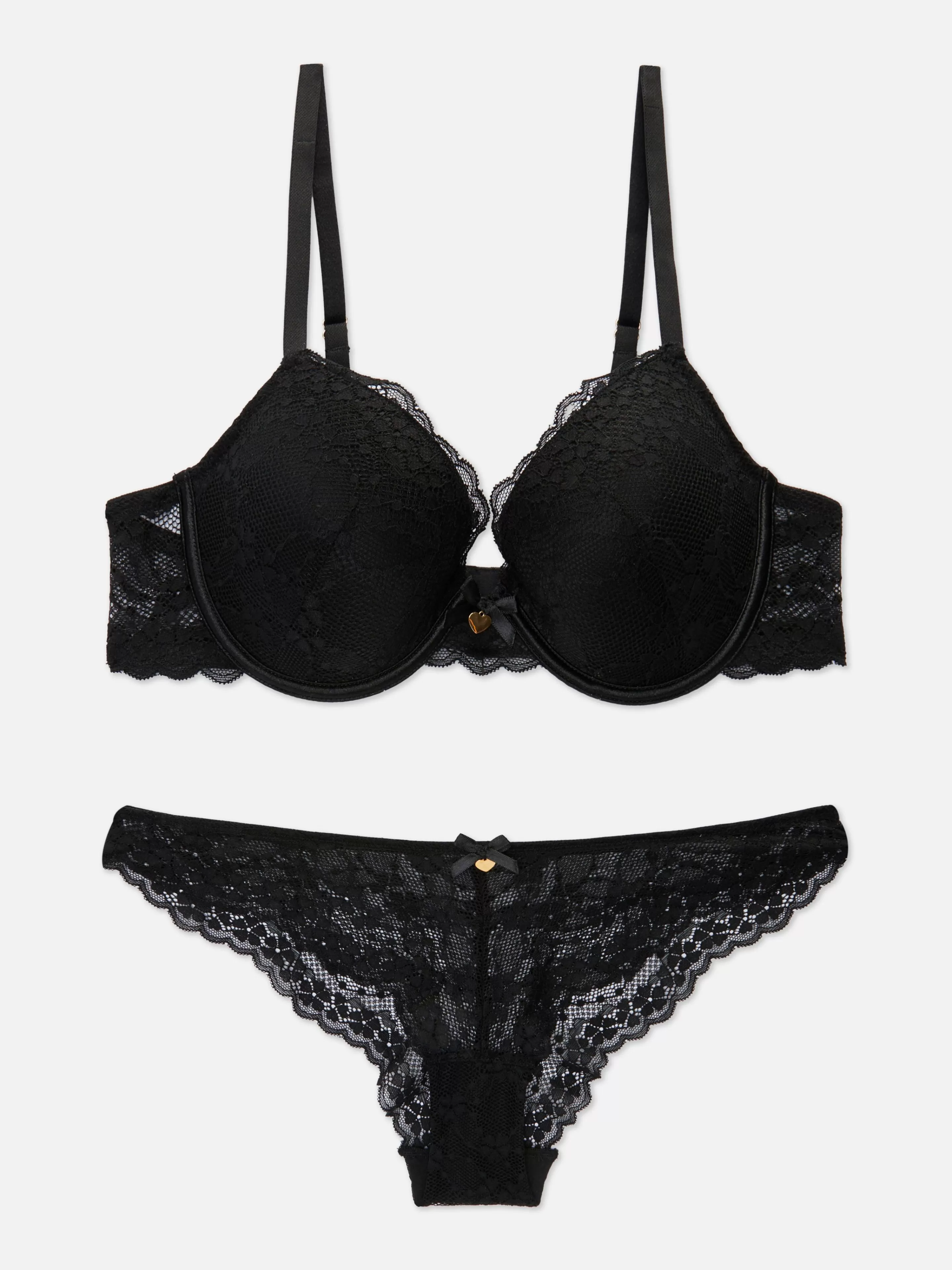 Ensemble Soutien-gorge Moulé Et Culotte En Dentelle-Primark Sale