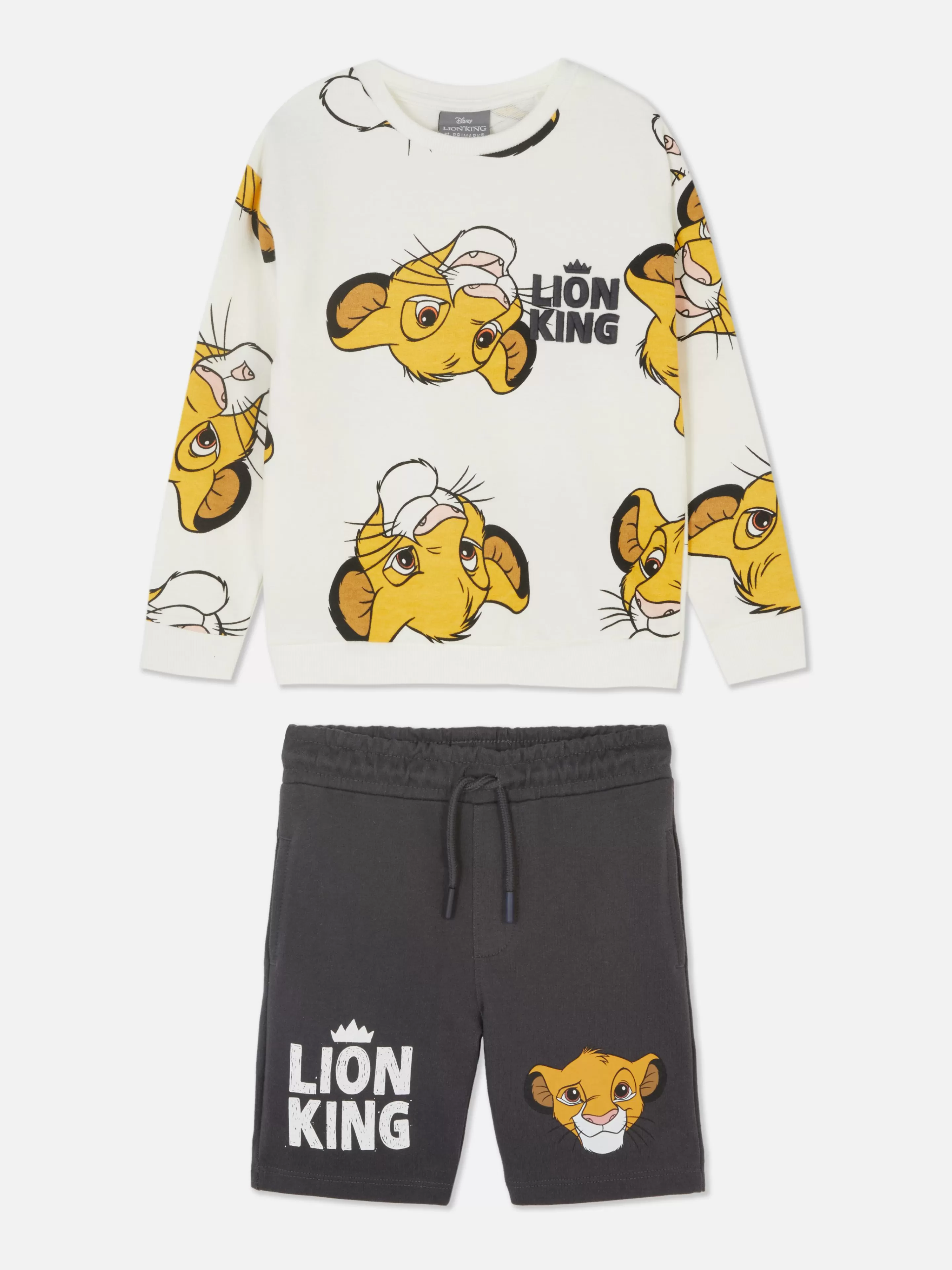 Ensemble Sweat-shirt Et Short Disney Le Roi Lion Simba-Primark Store