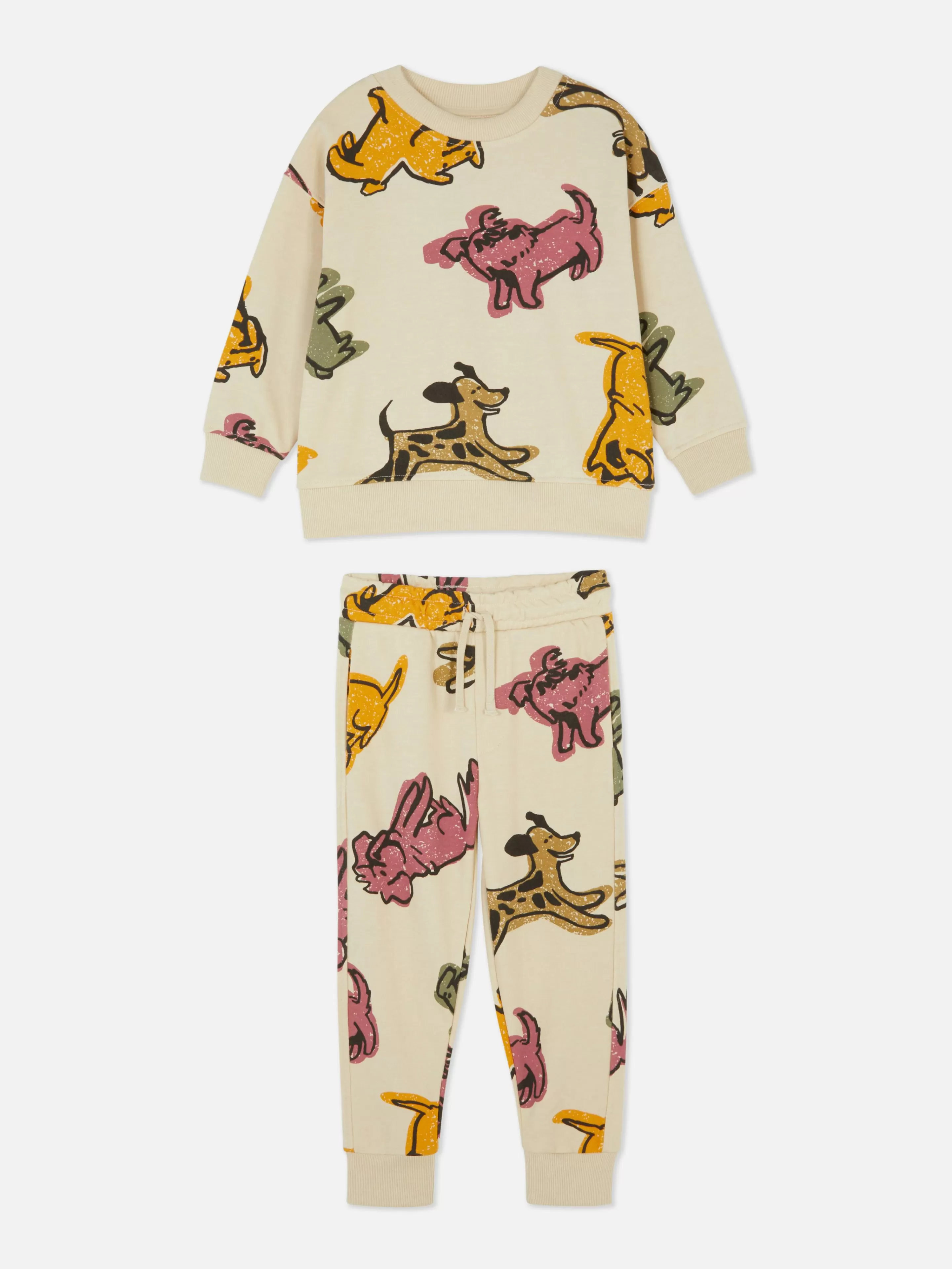 Ensemble Sweat-shirt Graphique Et Bas De Jogging Coordonné-Primark Discount