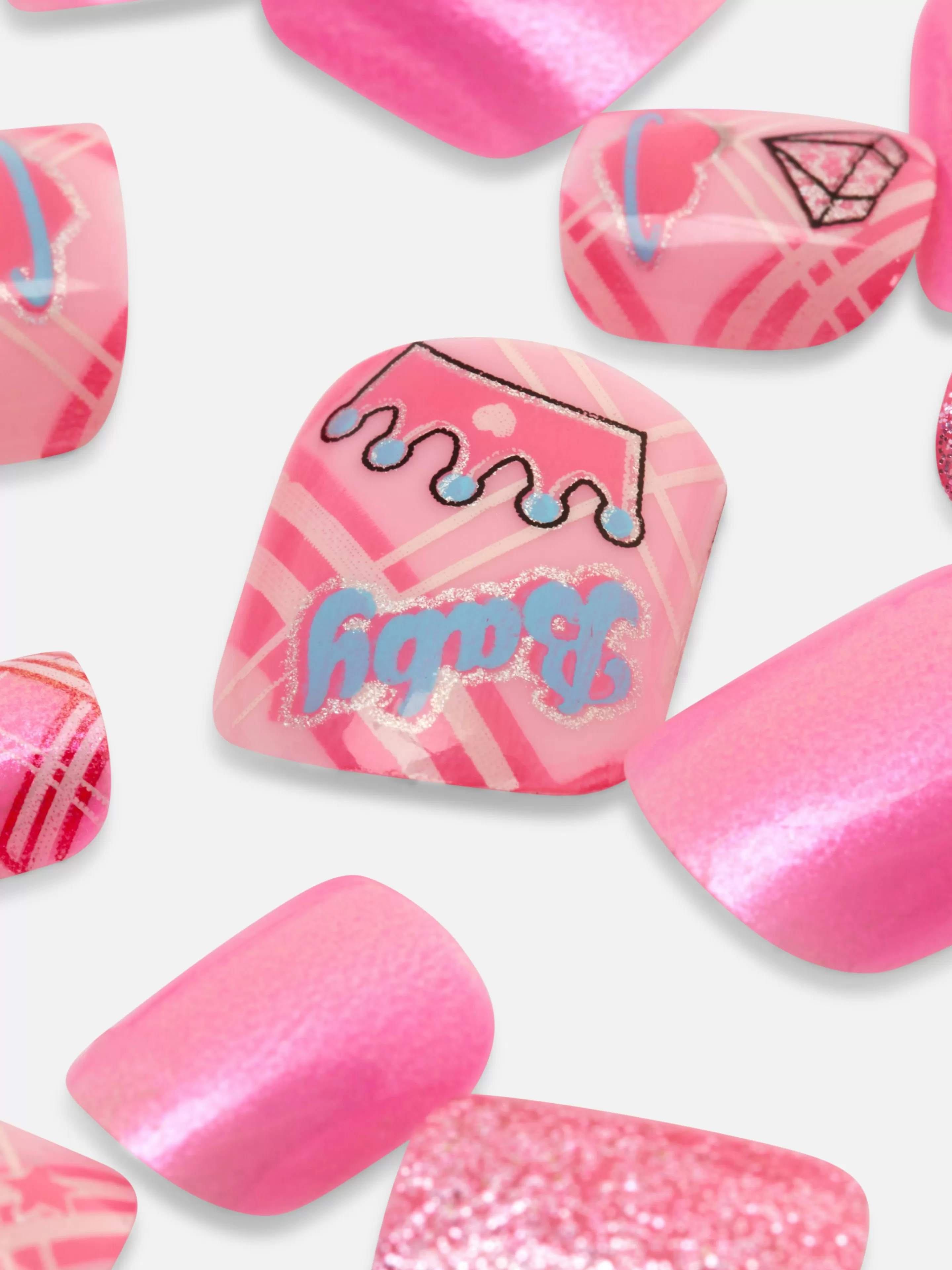 Faux Ongles Autocollants à Motifs PS... Mini-Primark Sale