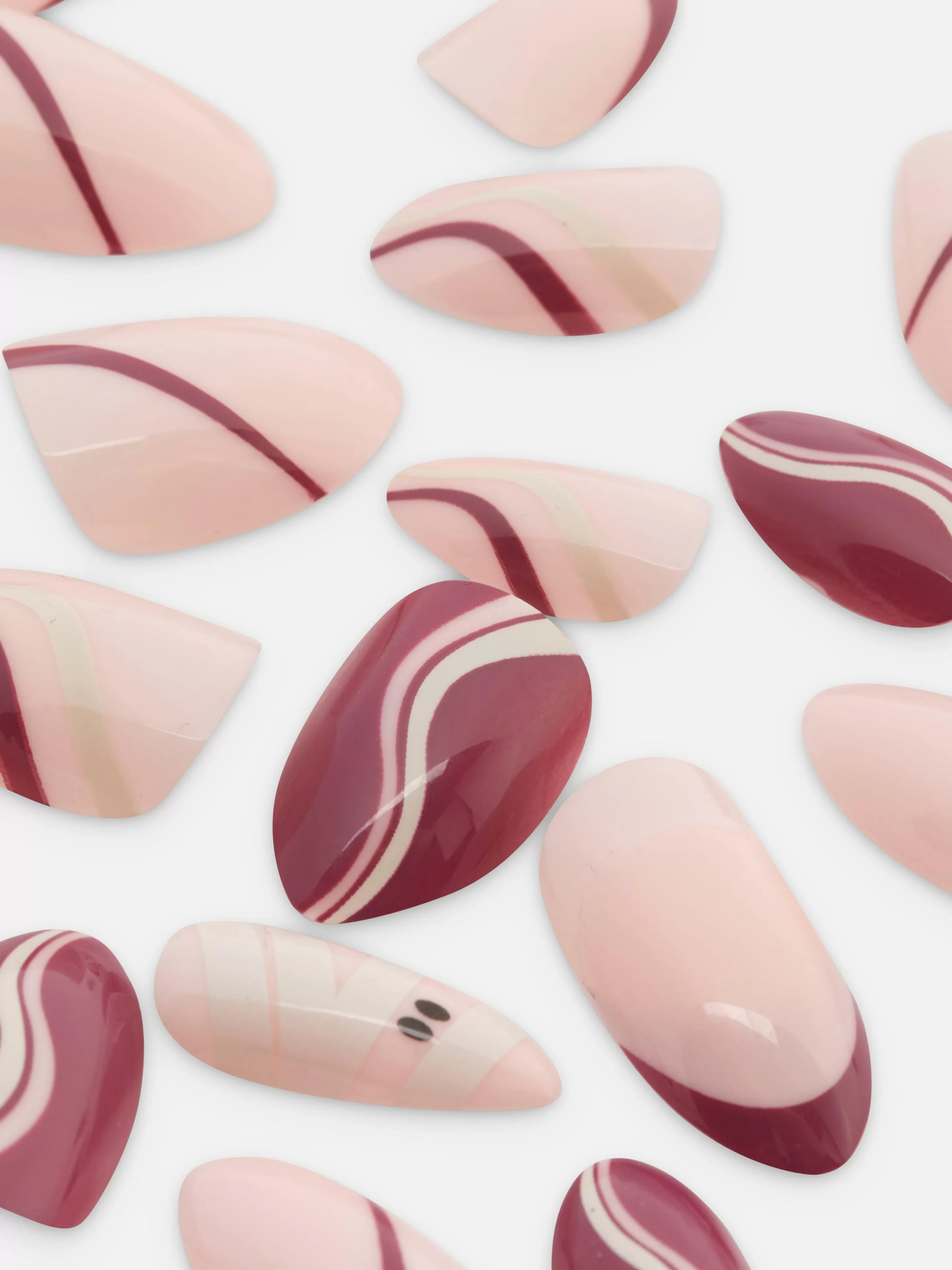 Faux Ongles Brillants à L'amande PS...-Primark New
