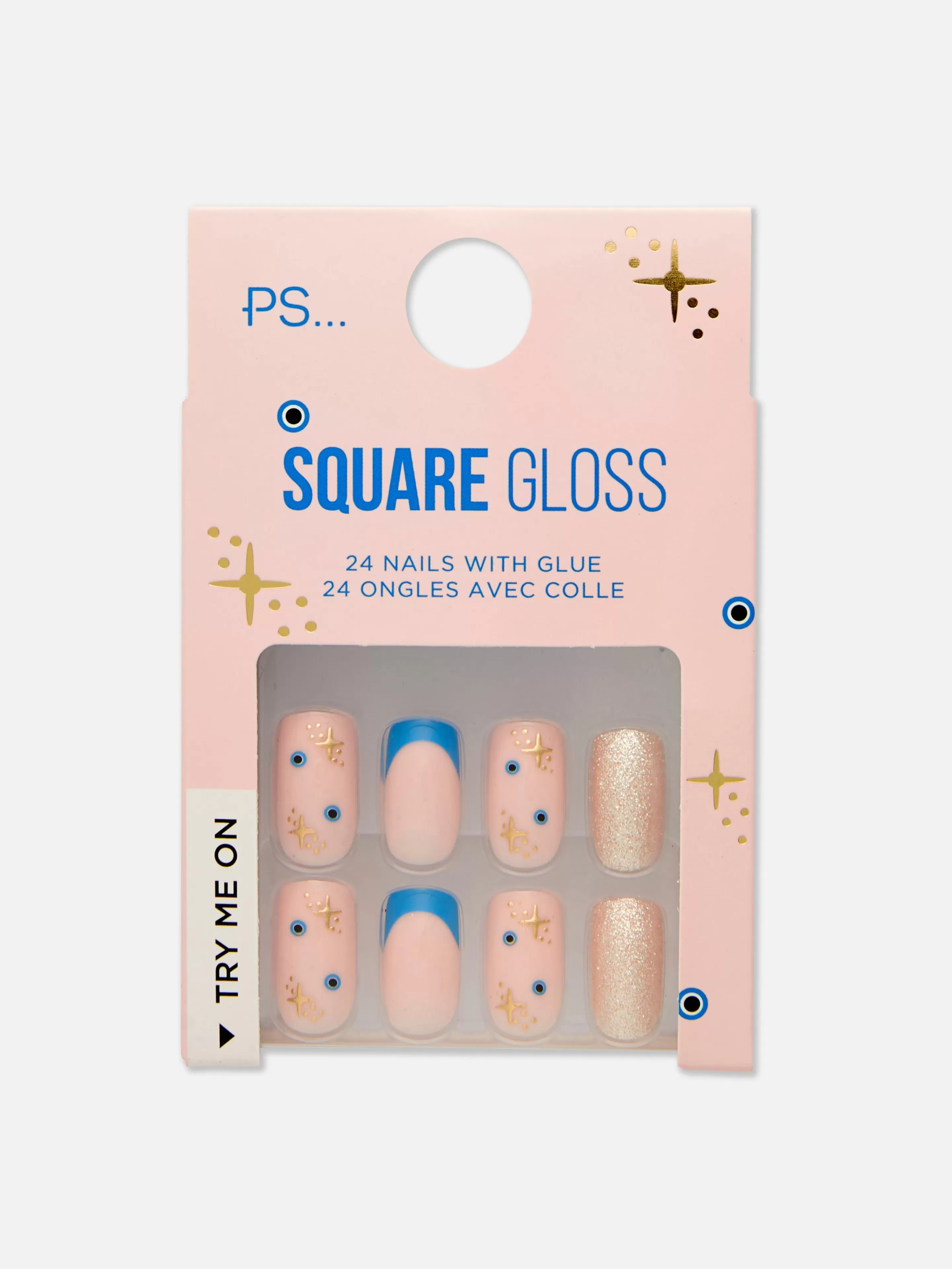 Faux Ongles Pointus Et Glossy à Paillettes PS...-Primark Outlet