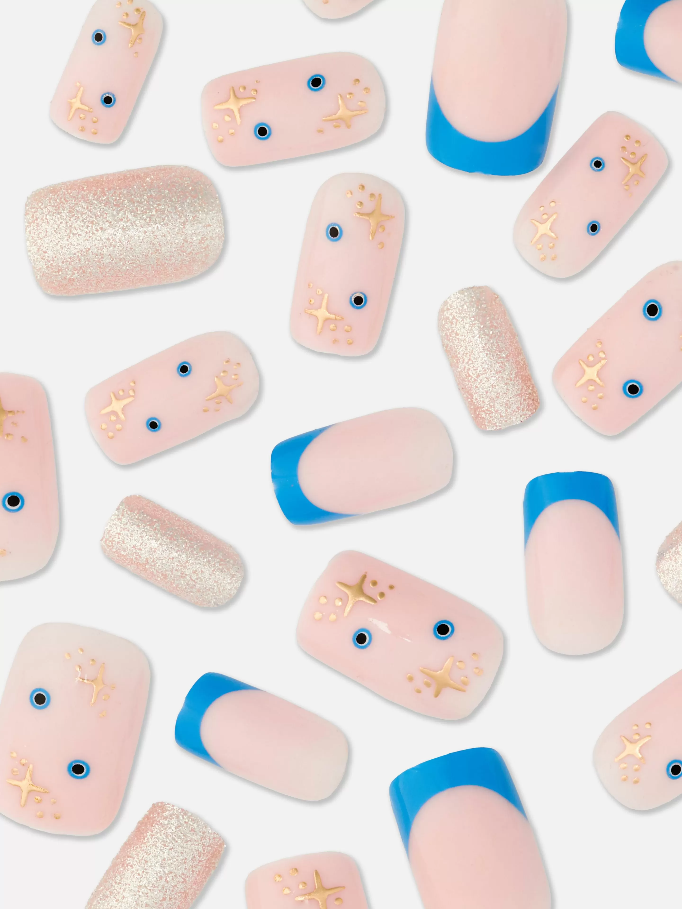 Faux Ongles Pointus Et Glossy à Paillettes PS...-Primark Outlet