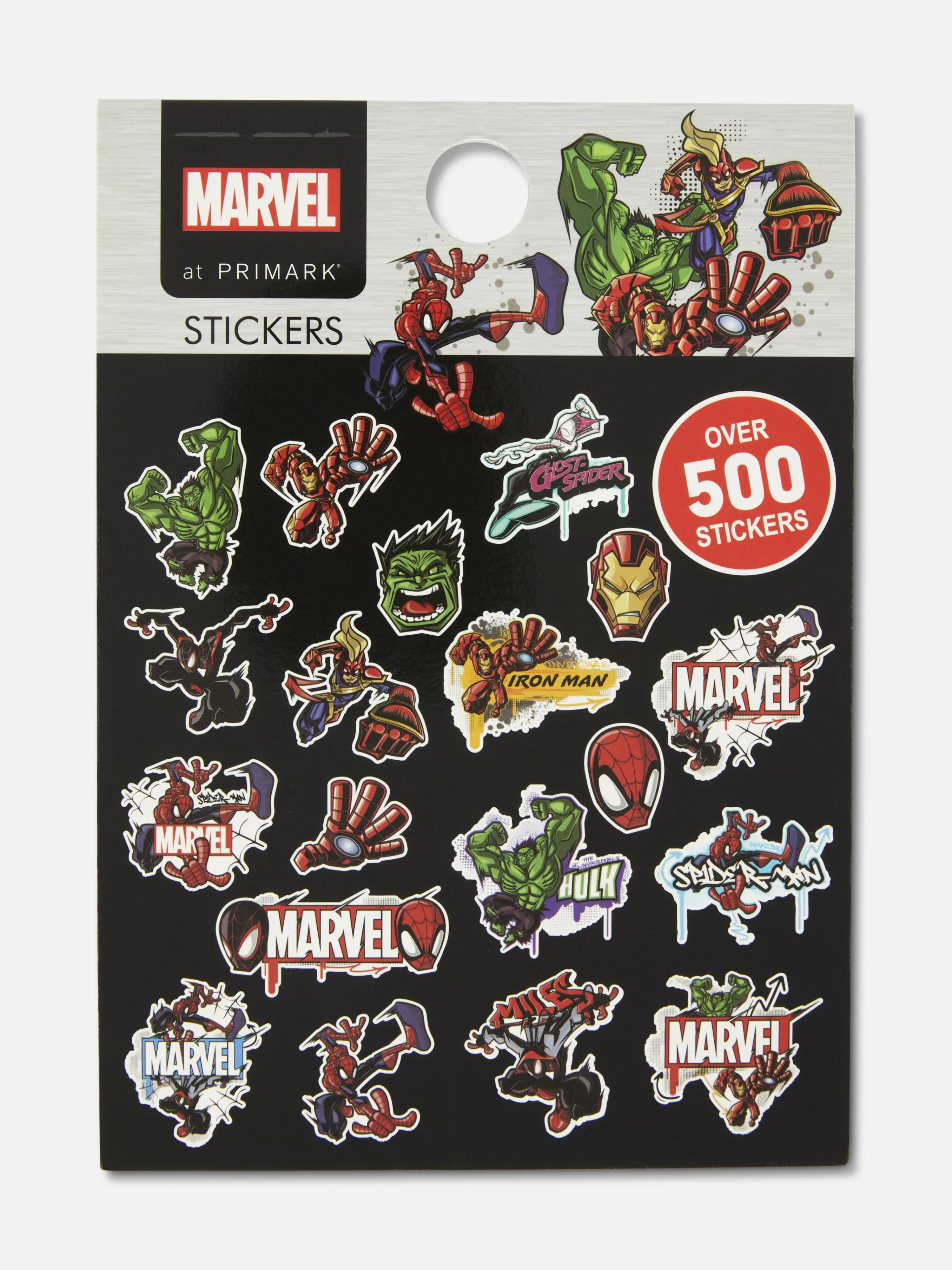 Feuilles De 500 Autocollants Marvel Avengers-Primark Shop