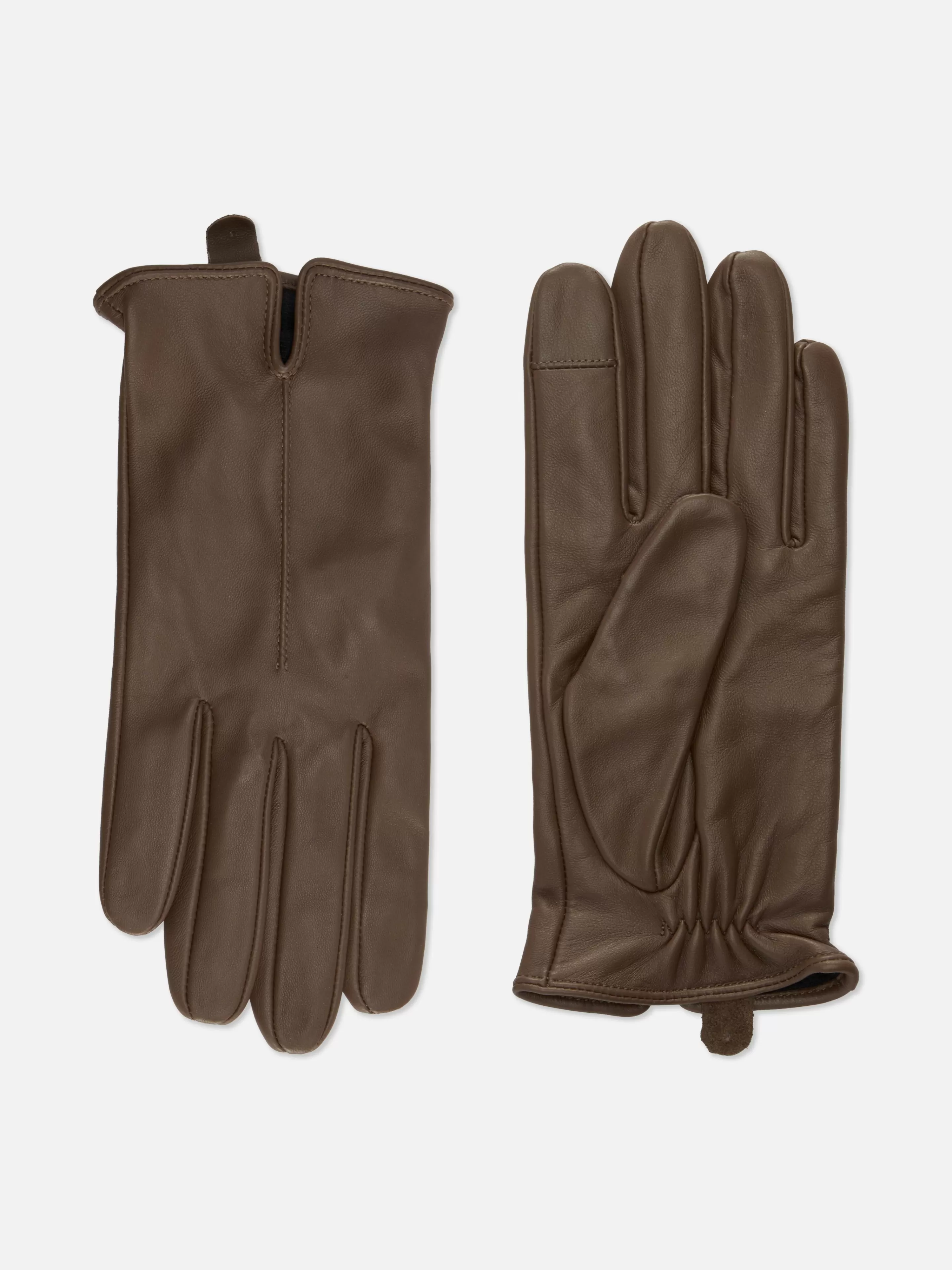 Gants En Cuir à Poignets Crantés-Primark Cheap