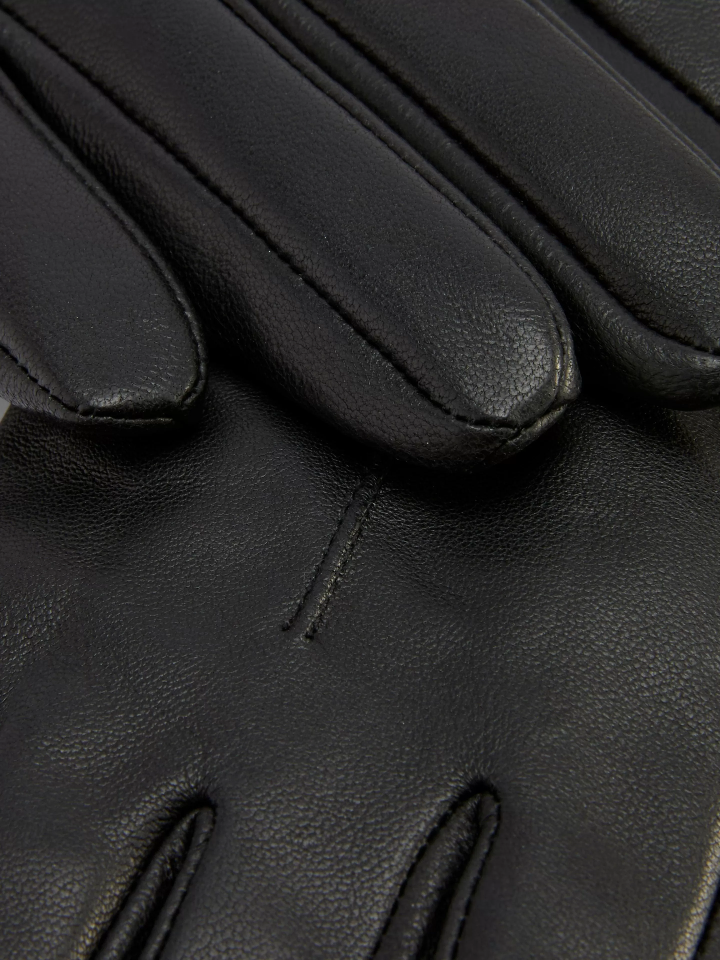 Gants En Cuir à Poignets Crantés-Primark Sale