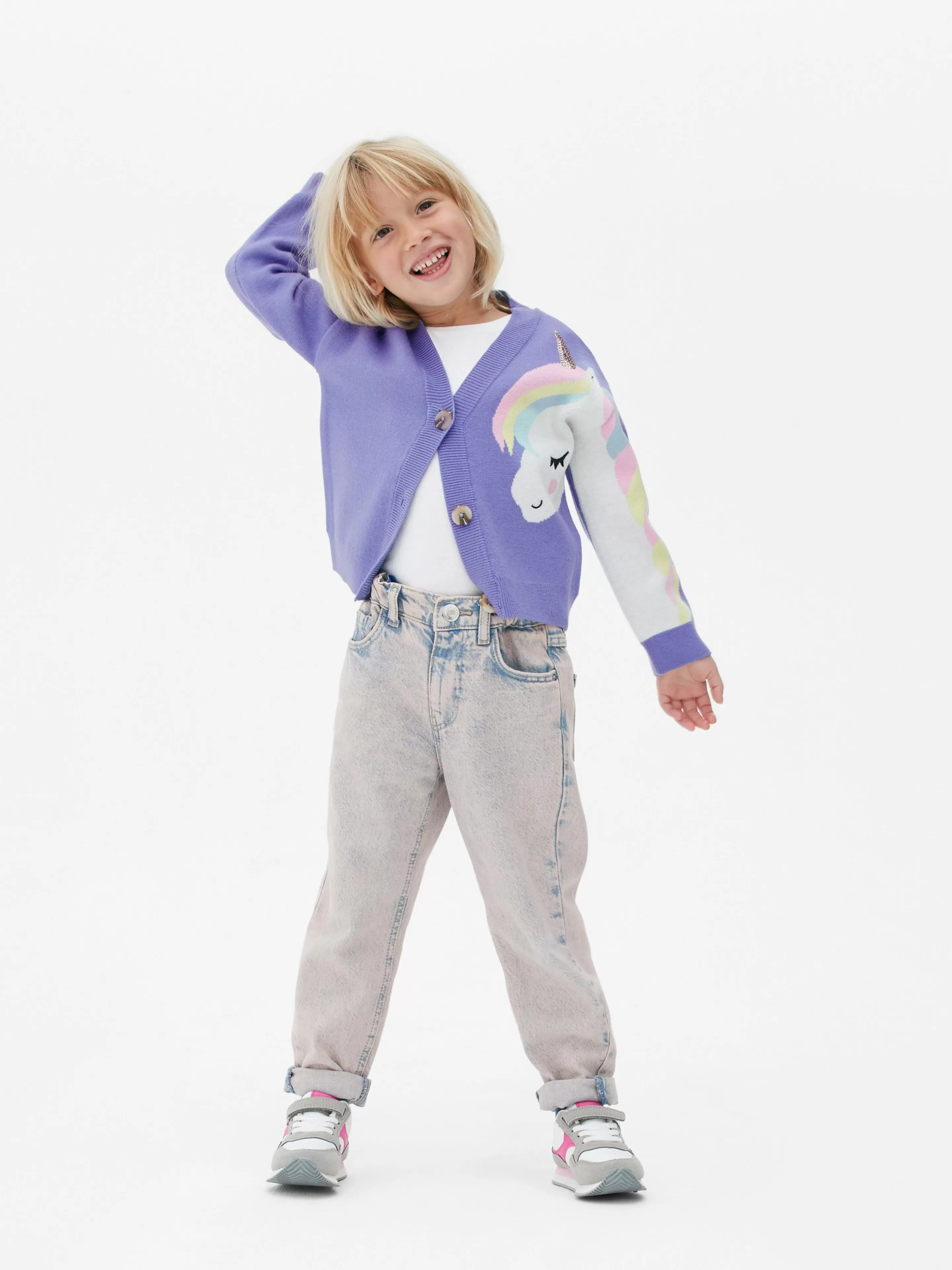 Gilet à Col En V Et Motif Licorne-Primark Discount