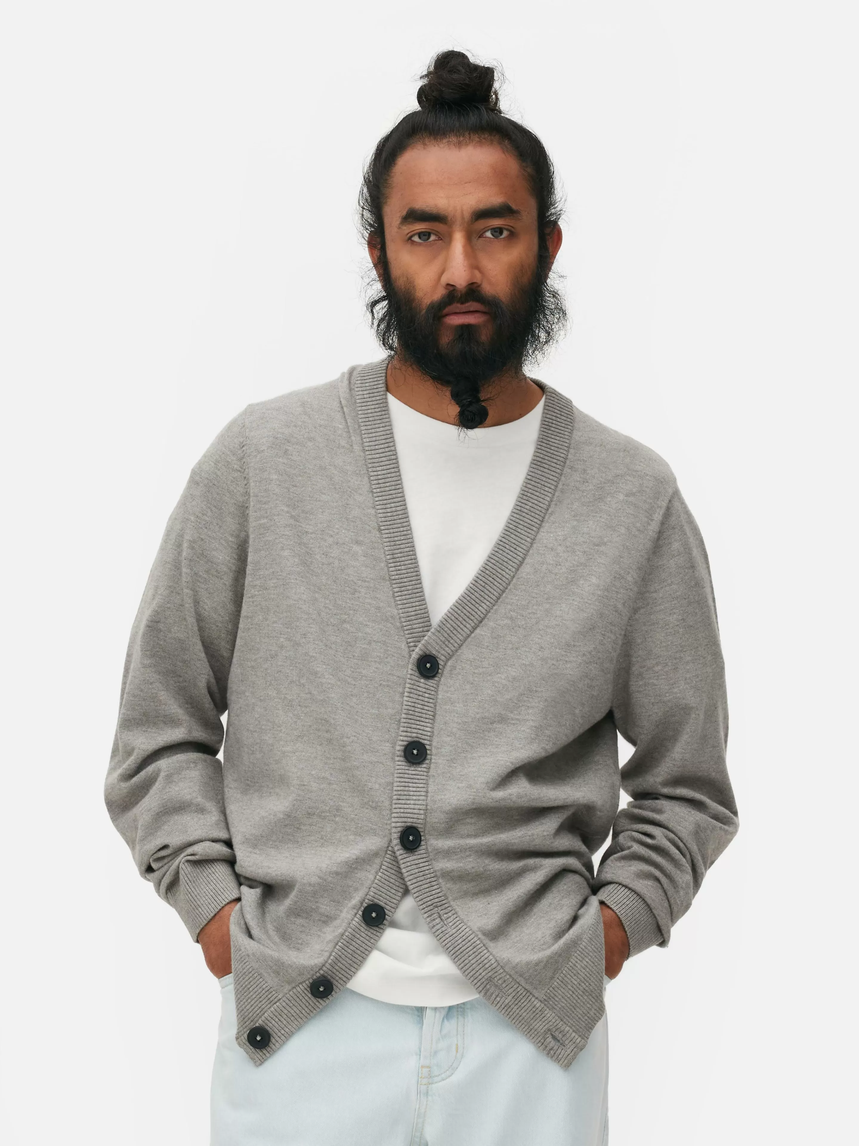 Gilet à Gros Boutons-Primark Shop