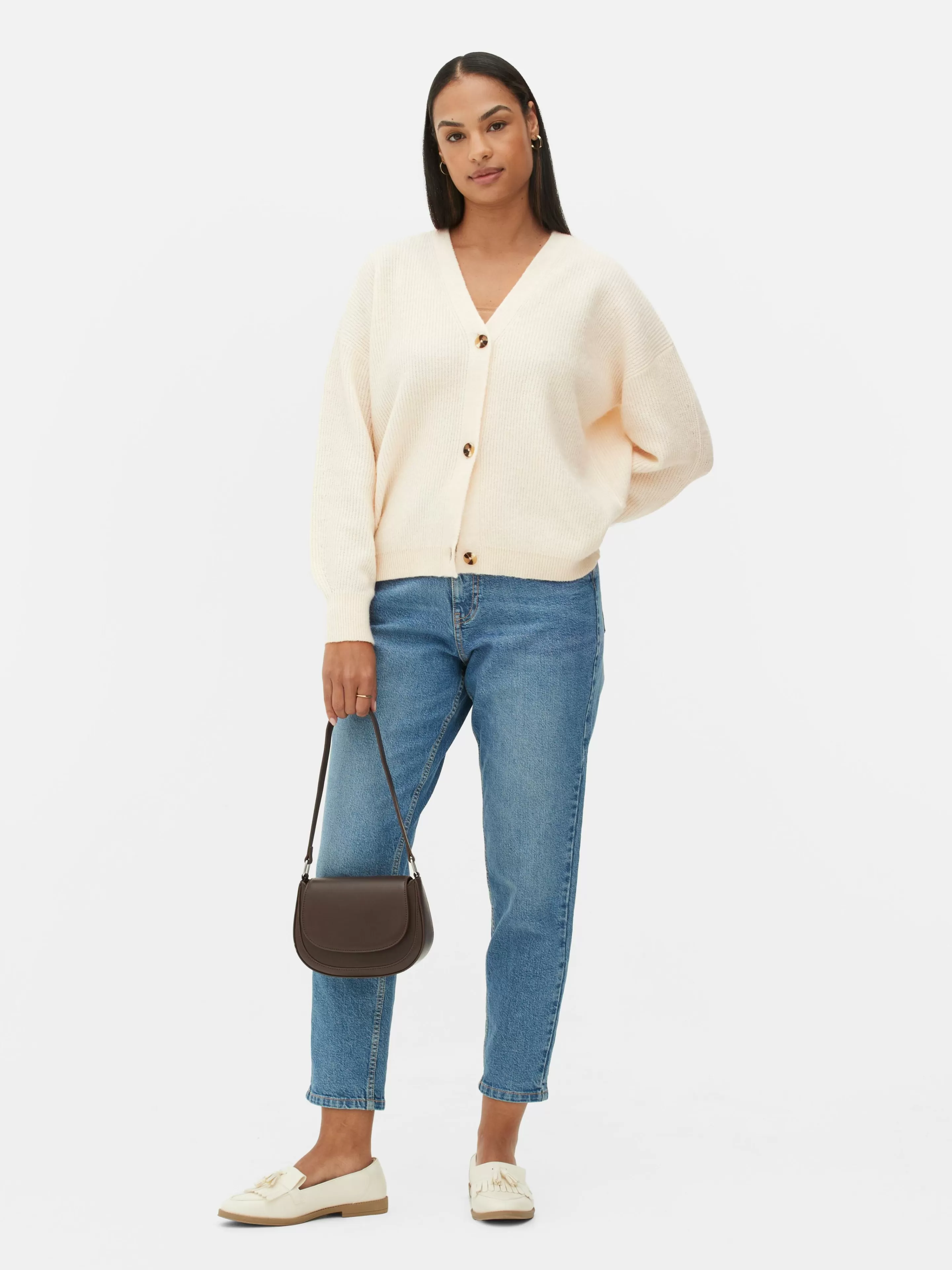 Gilet Décontracté à Col En V-Primark Shop