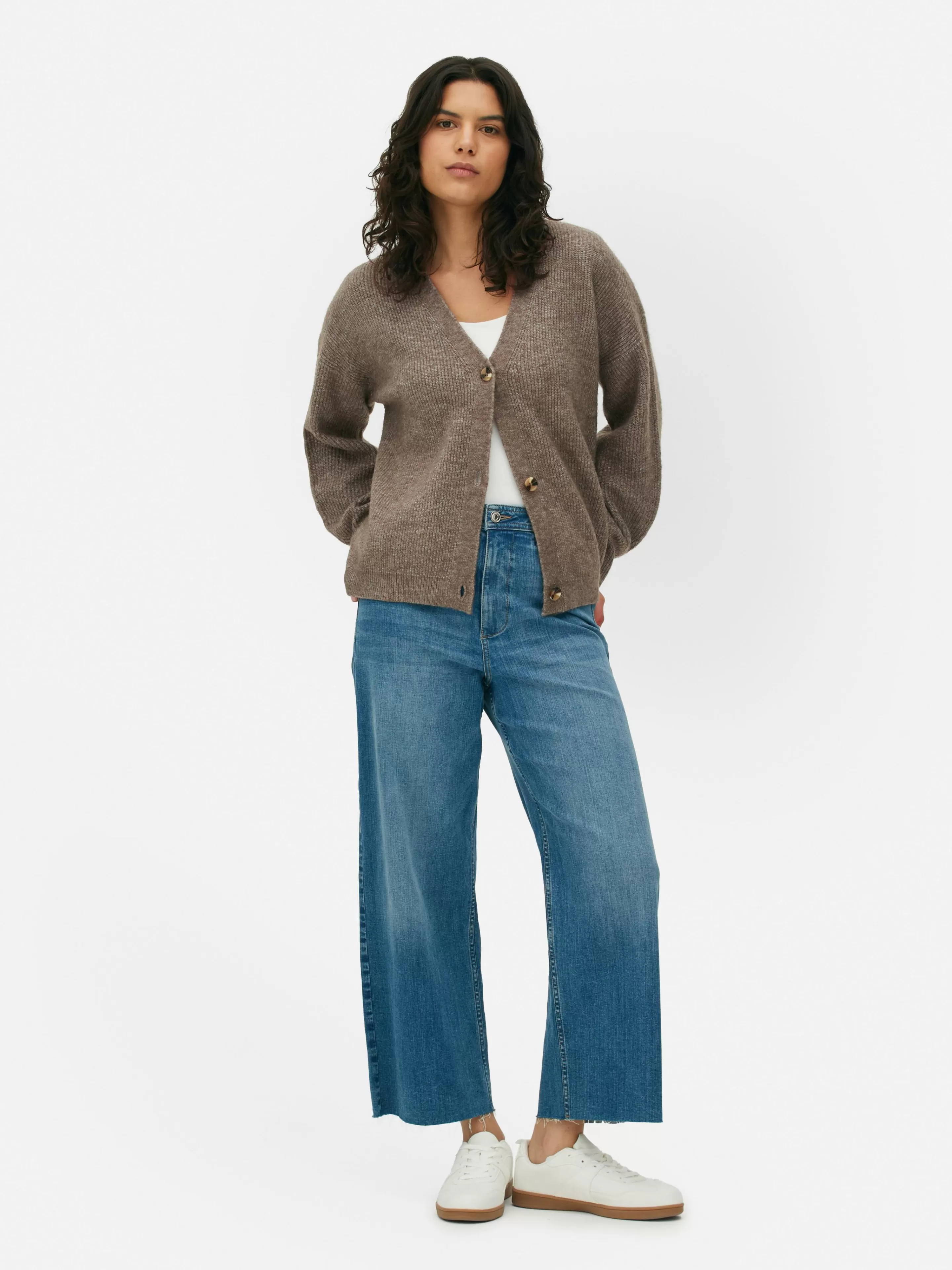 Gilet Décontracté à Col En V-Primark Online