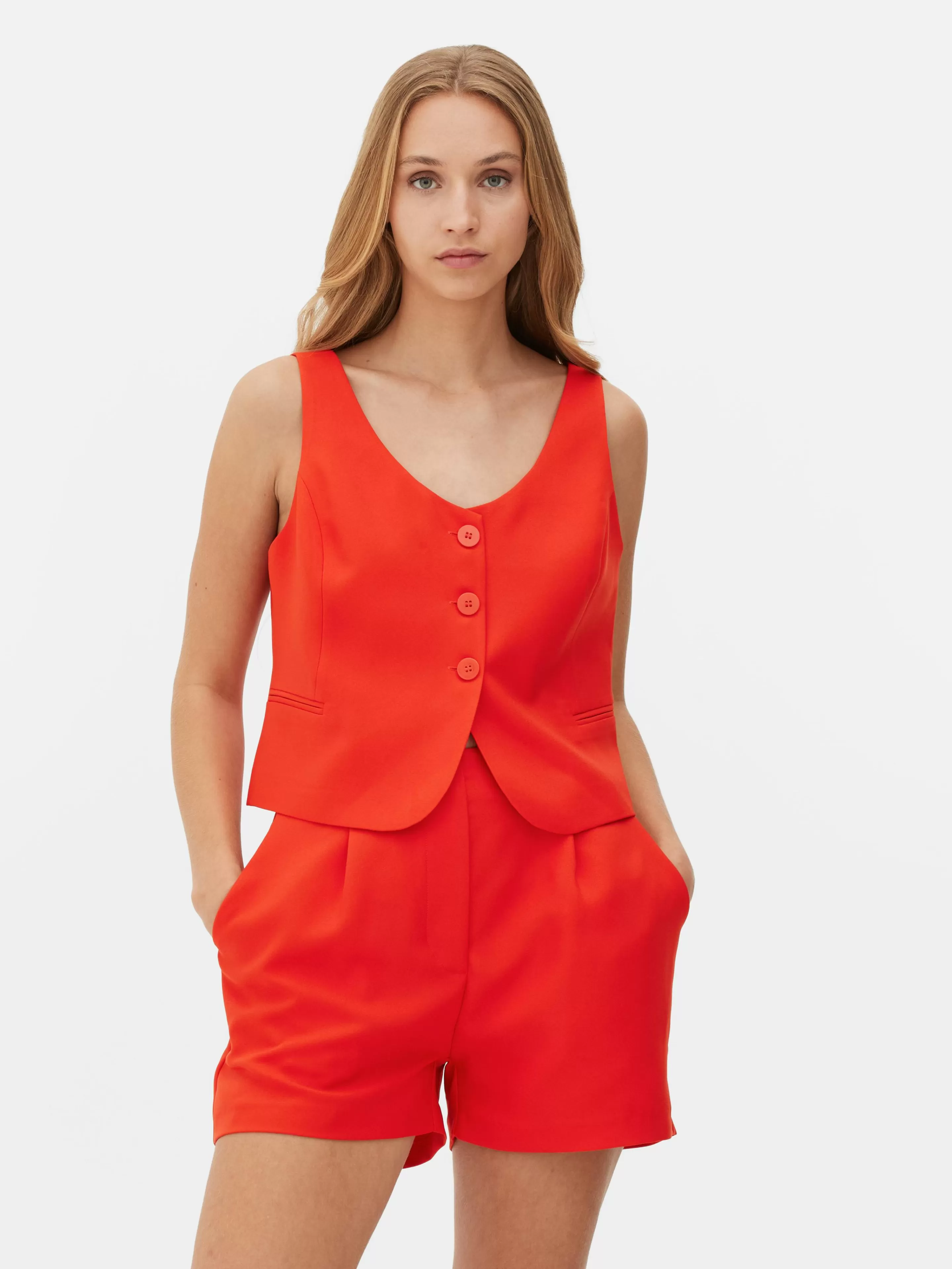 Gilet De Costume à Encolure Décolletée-Primark New