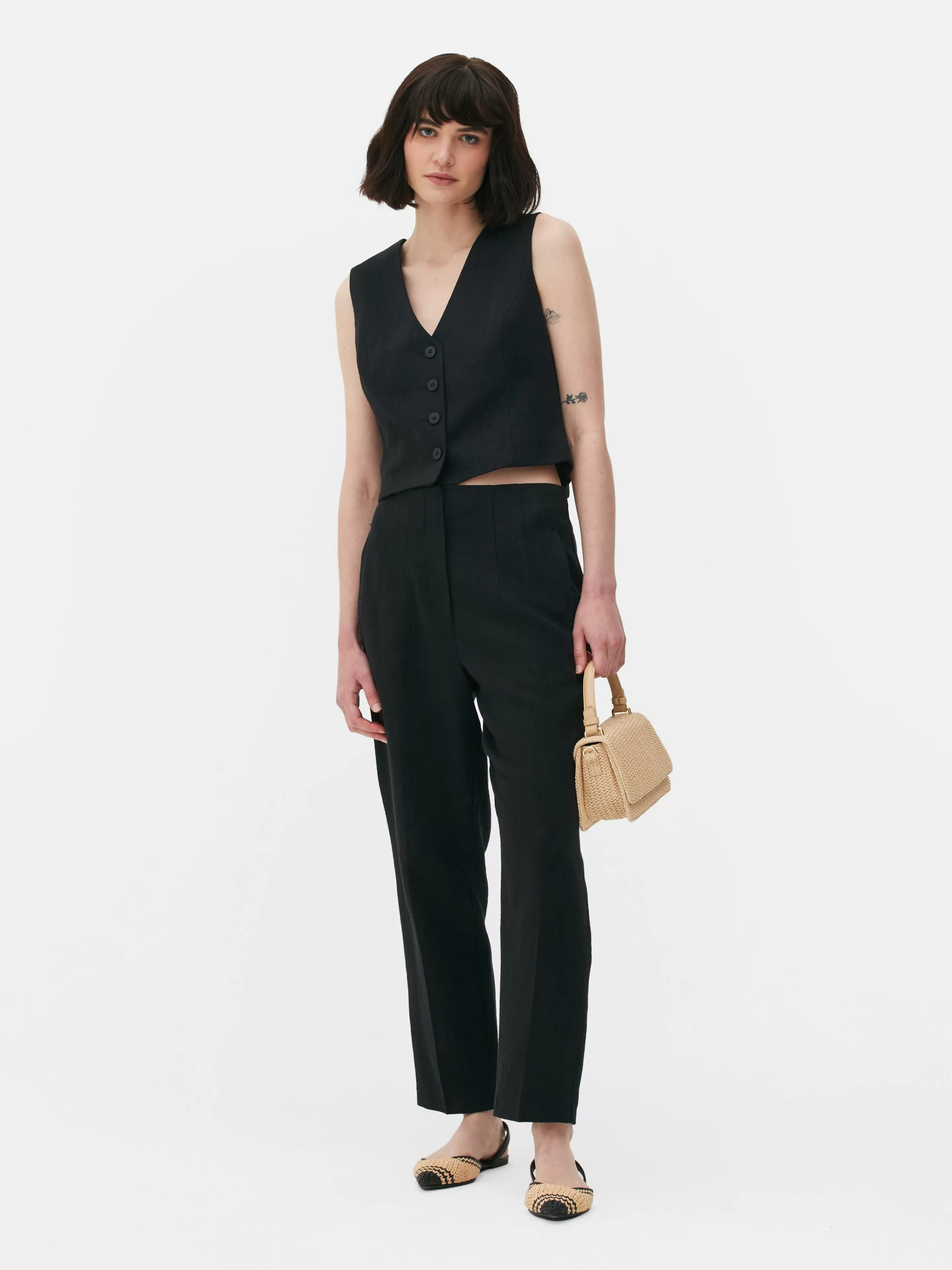 Gilet De Costume Droit à Coordonner-Primark Outlet