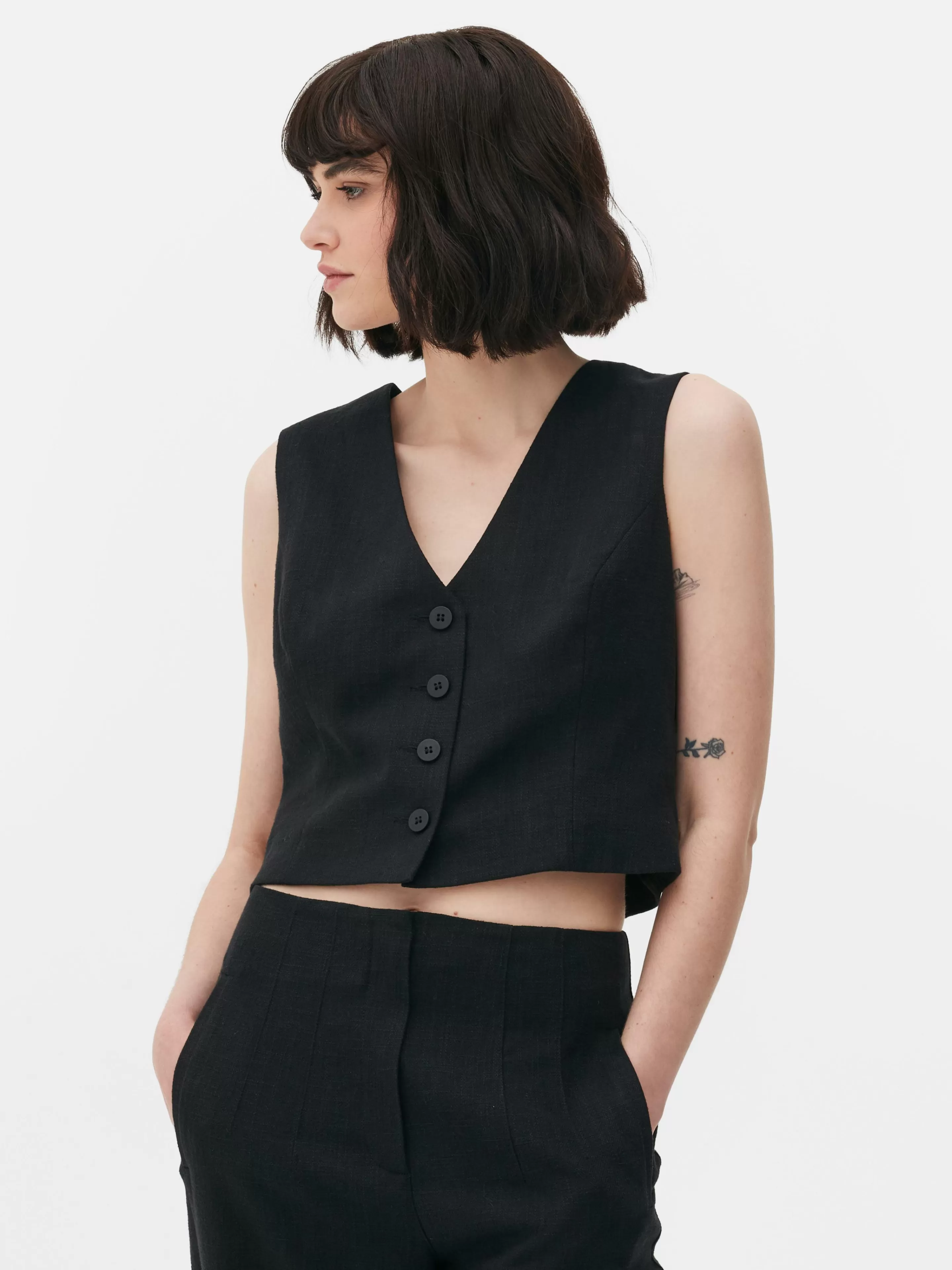 Gilet De Costume Droit à Coordonner-Primark Outlet