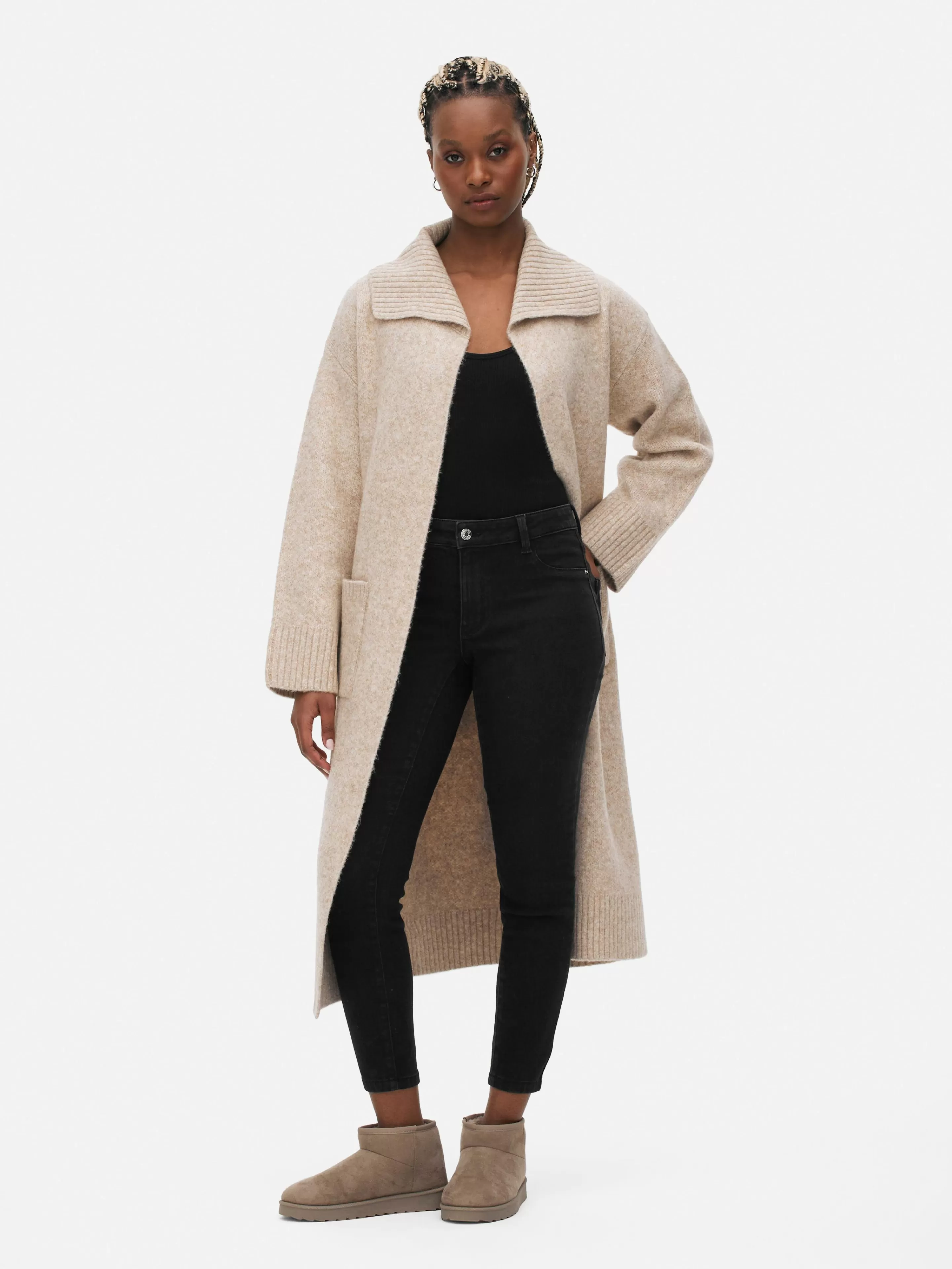 Gilet Long à Ceinture Paula Echevarría-Primark Online