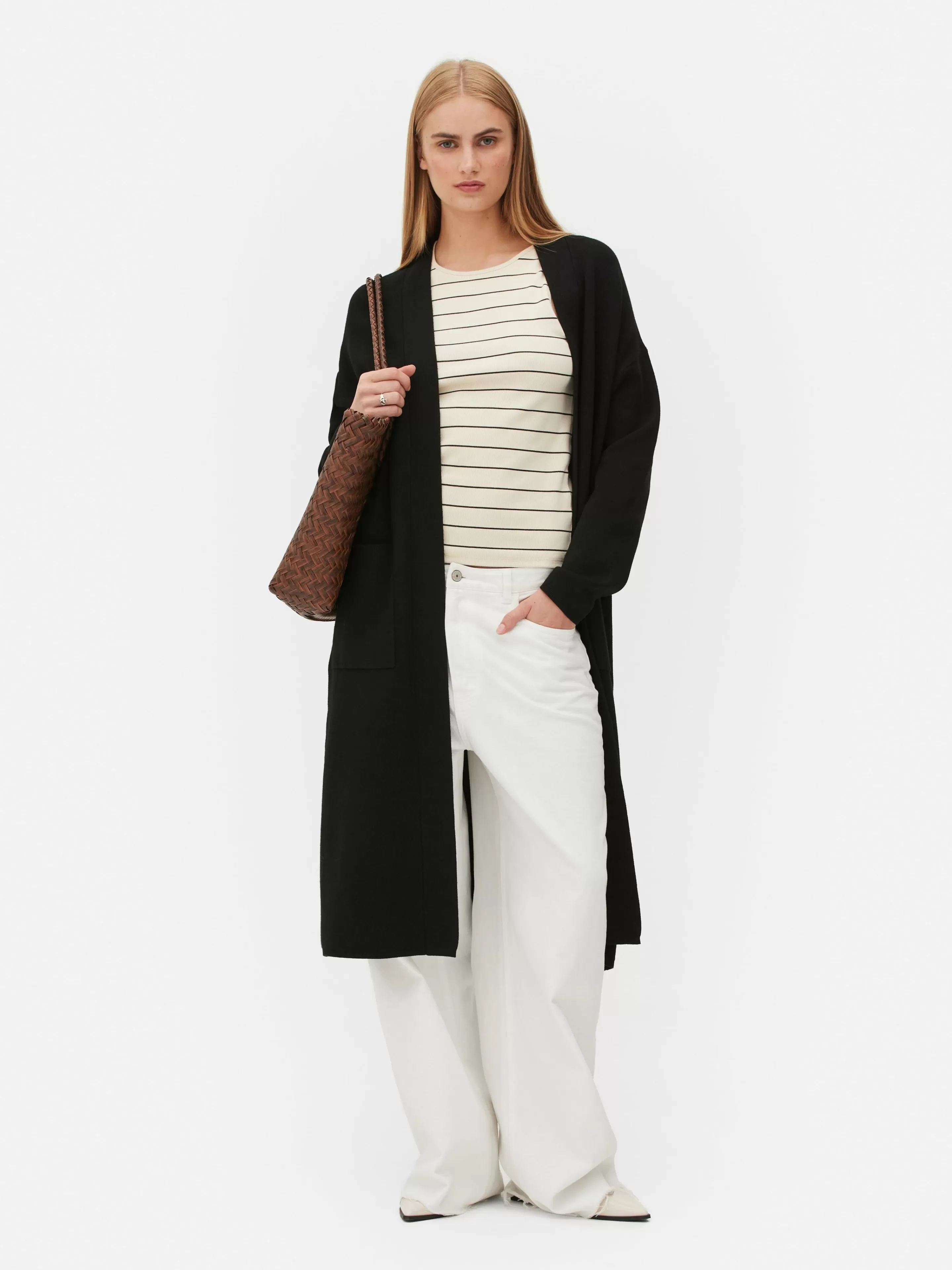 Gilet Long Bord à Bord-Primark Store