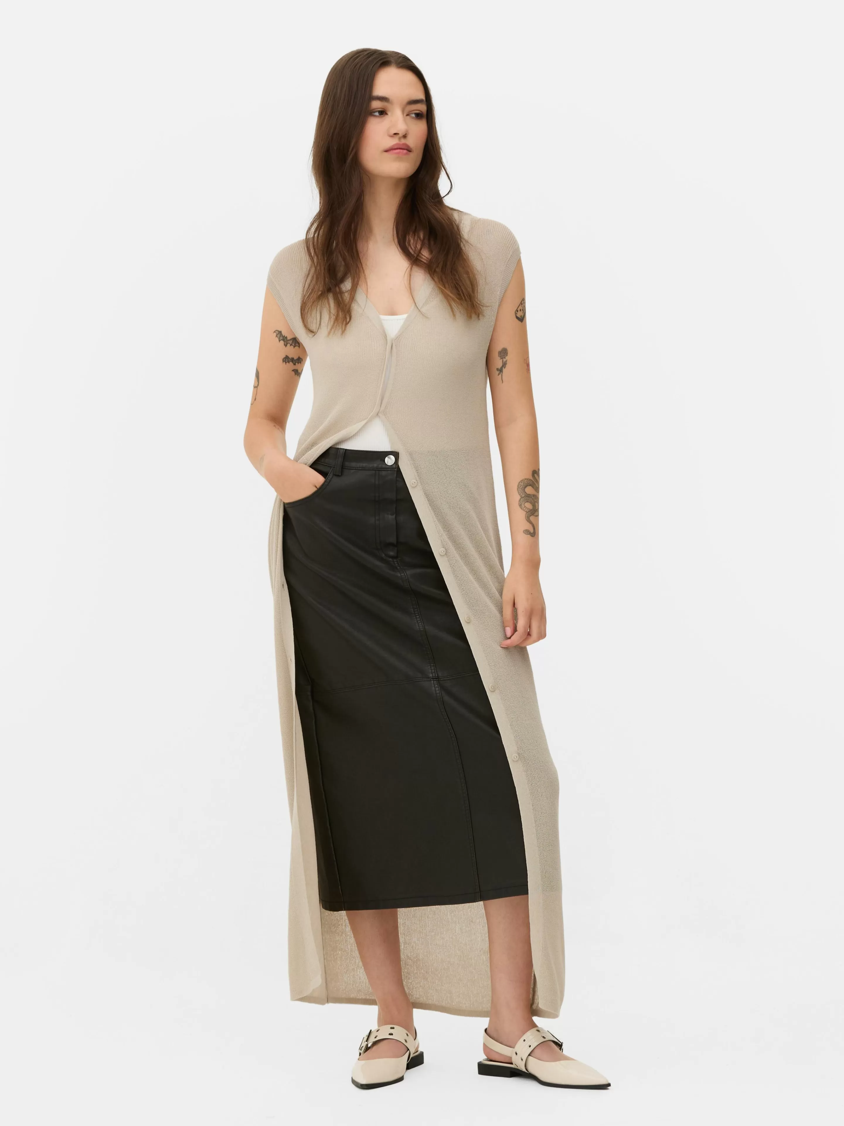 Gilet Long Sans Manches-Primark Flash Sale