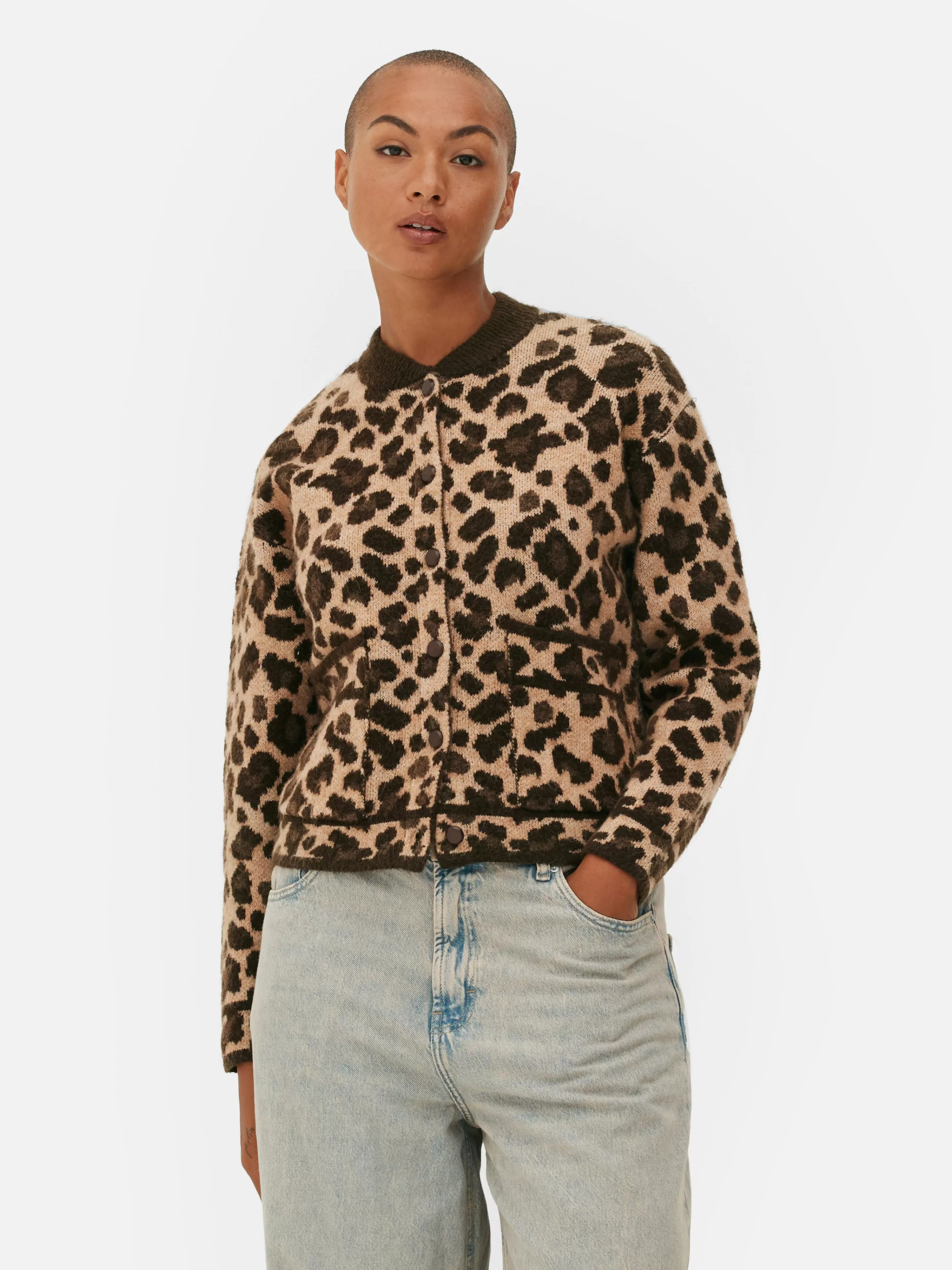 Gilet Style Blouson Bomber à Motif Léopard-Primark Shop