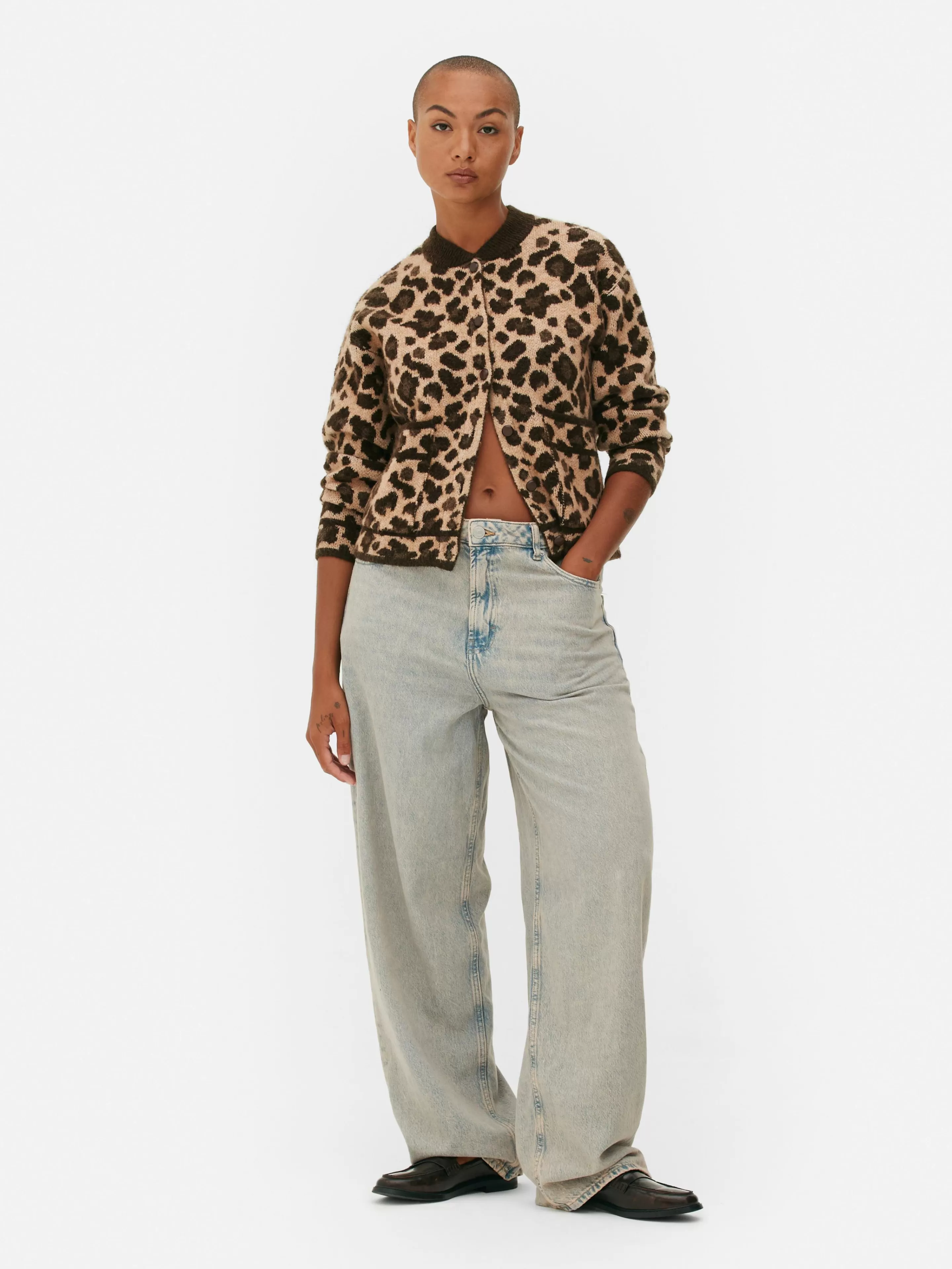 Gilet Style Blouson Bomber à Motif Léopard-Primark Shop