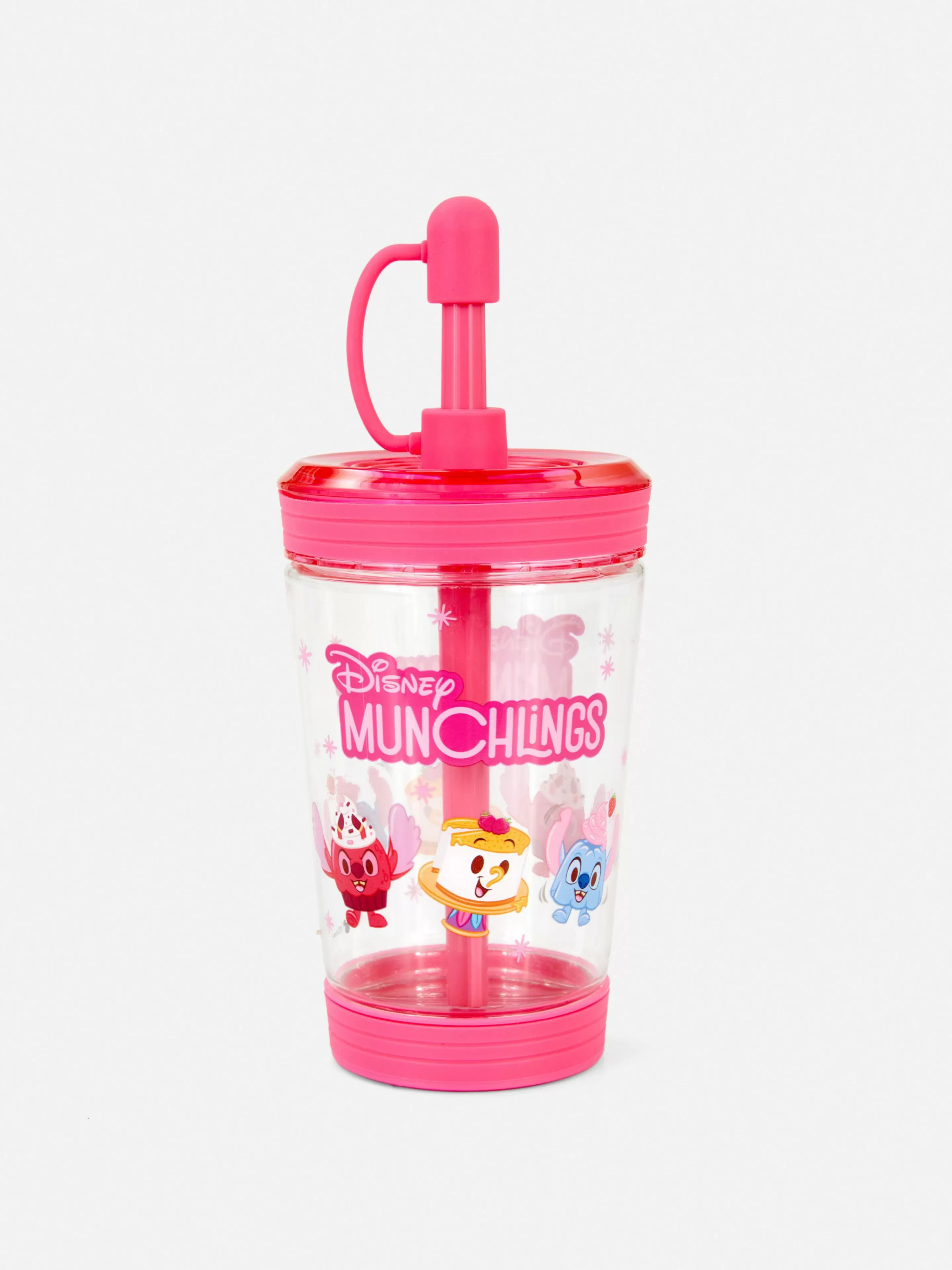 Gobelet Transparent Avec Paille Disney Munchlings-Primark Hot