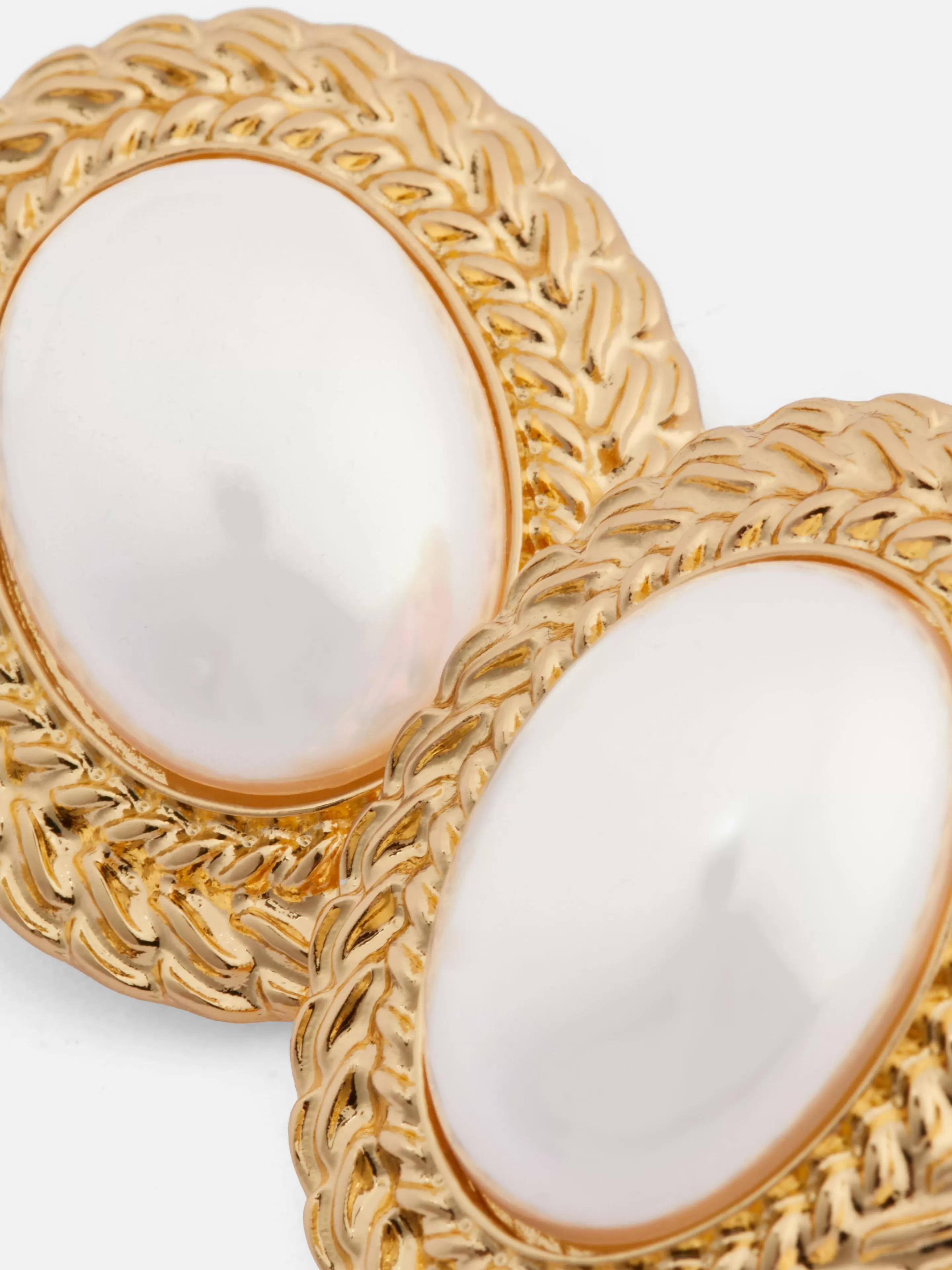 Grands Clous D'oreilles à Fausse Perle Rita Ora-Primark Flash Sale