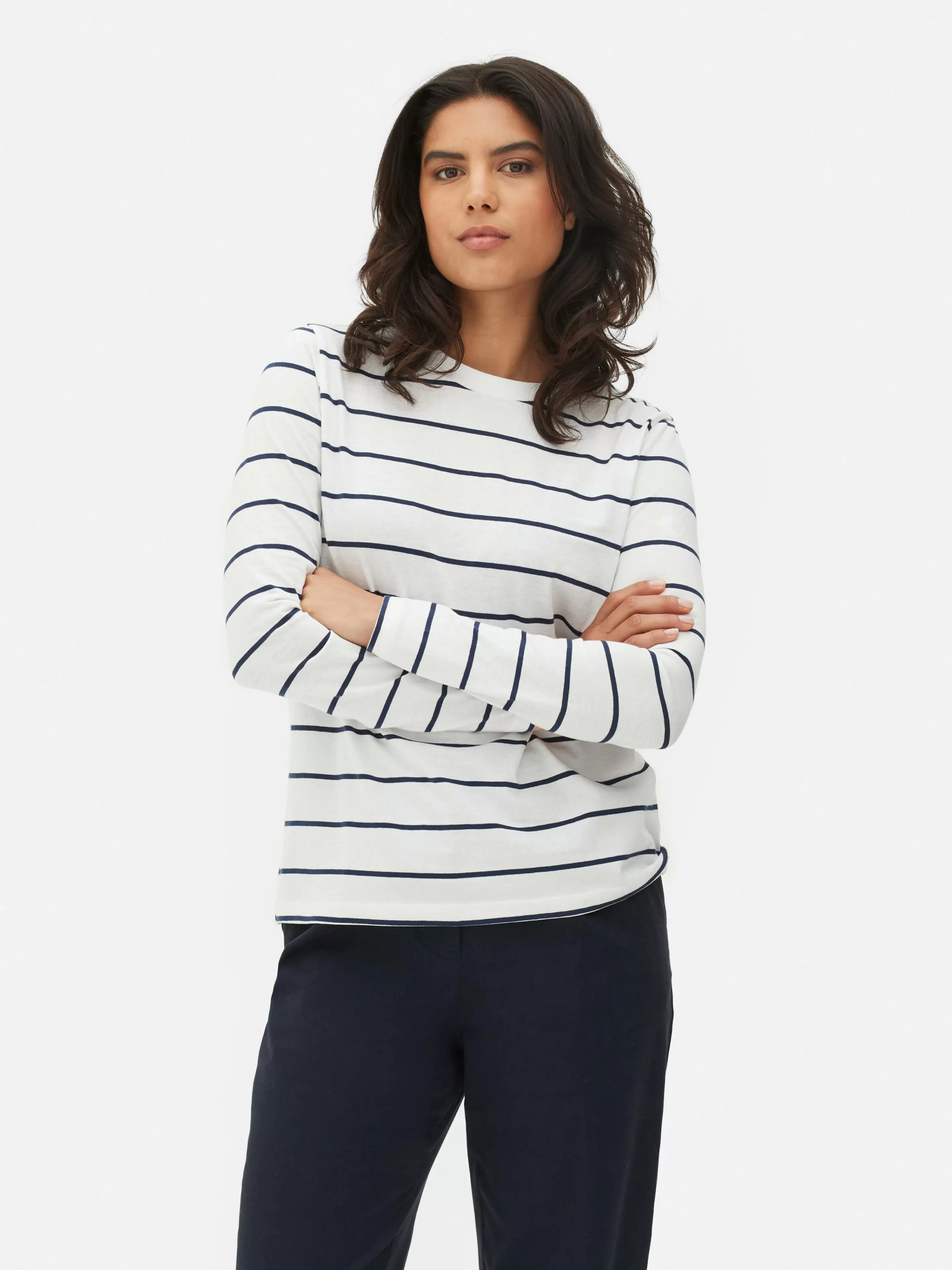 Haut à Rayures Et à Manches Longues-Primark Best Sale