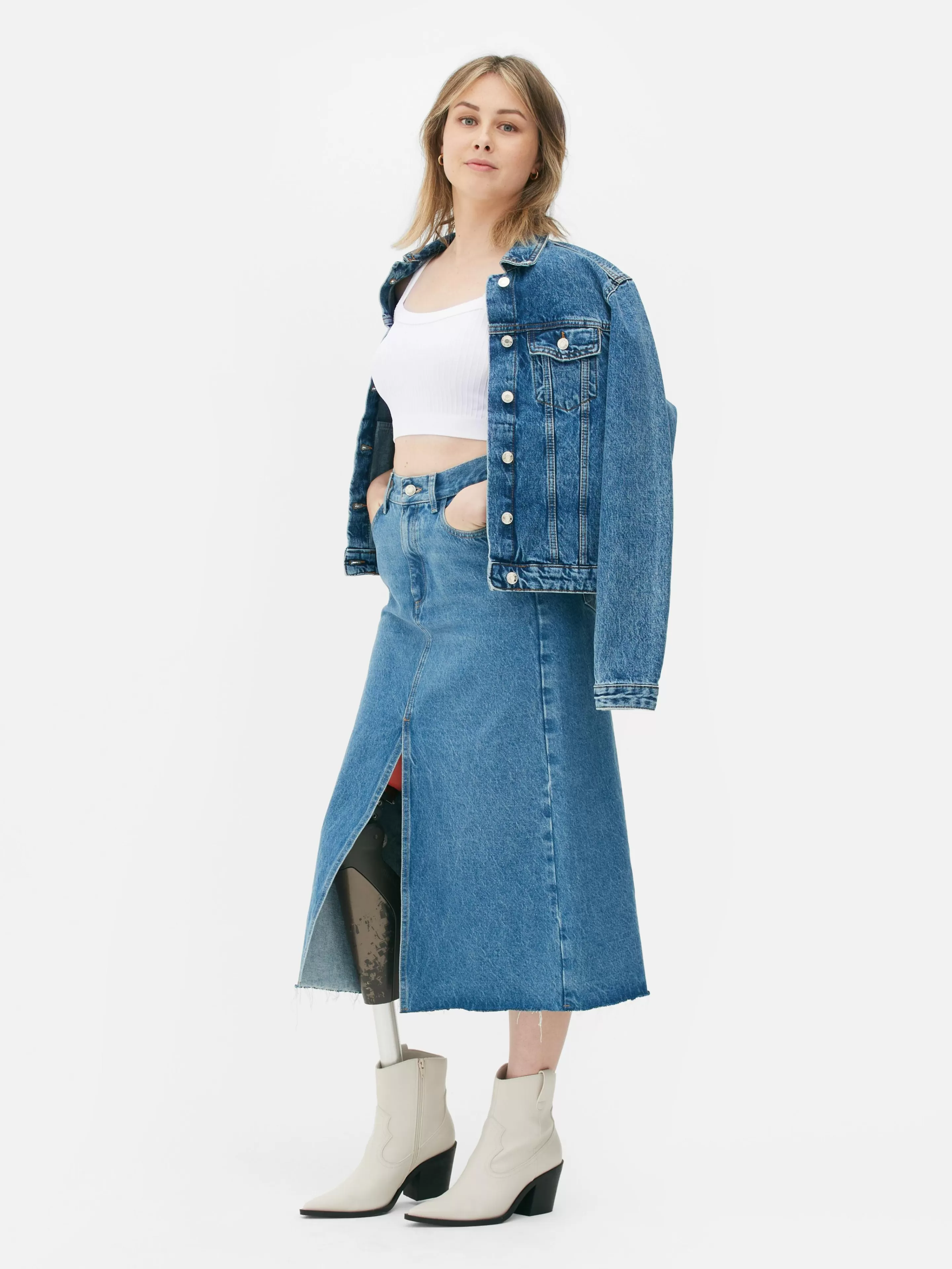Haut Court à Texture Côtelée-Primark Discount