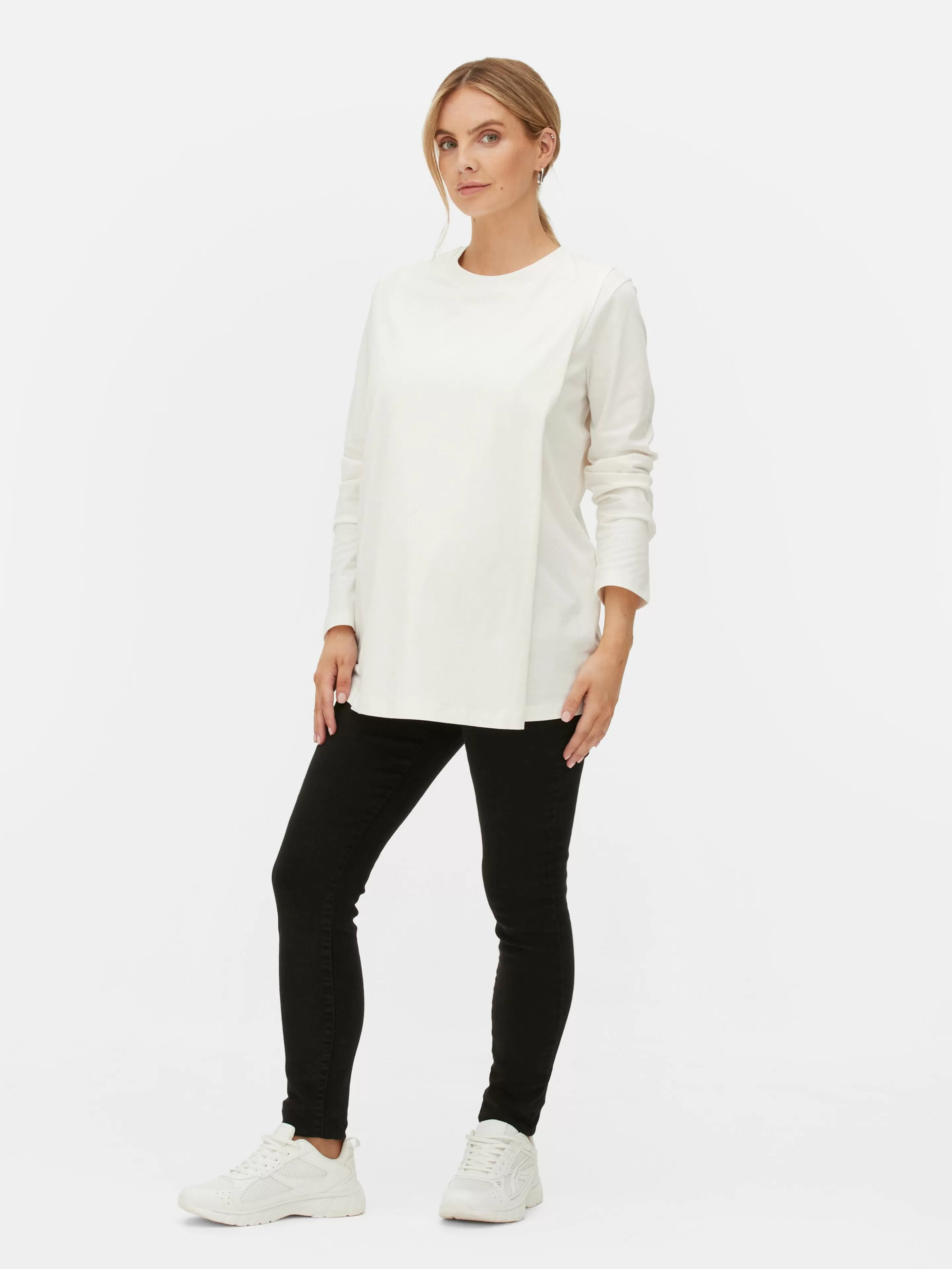 Haut De Maternité Cache-cœur à Manches Longues-Primark Fashion