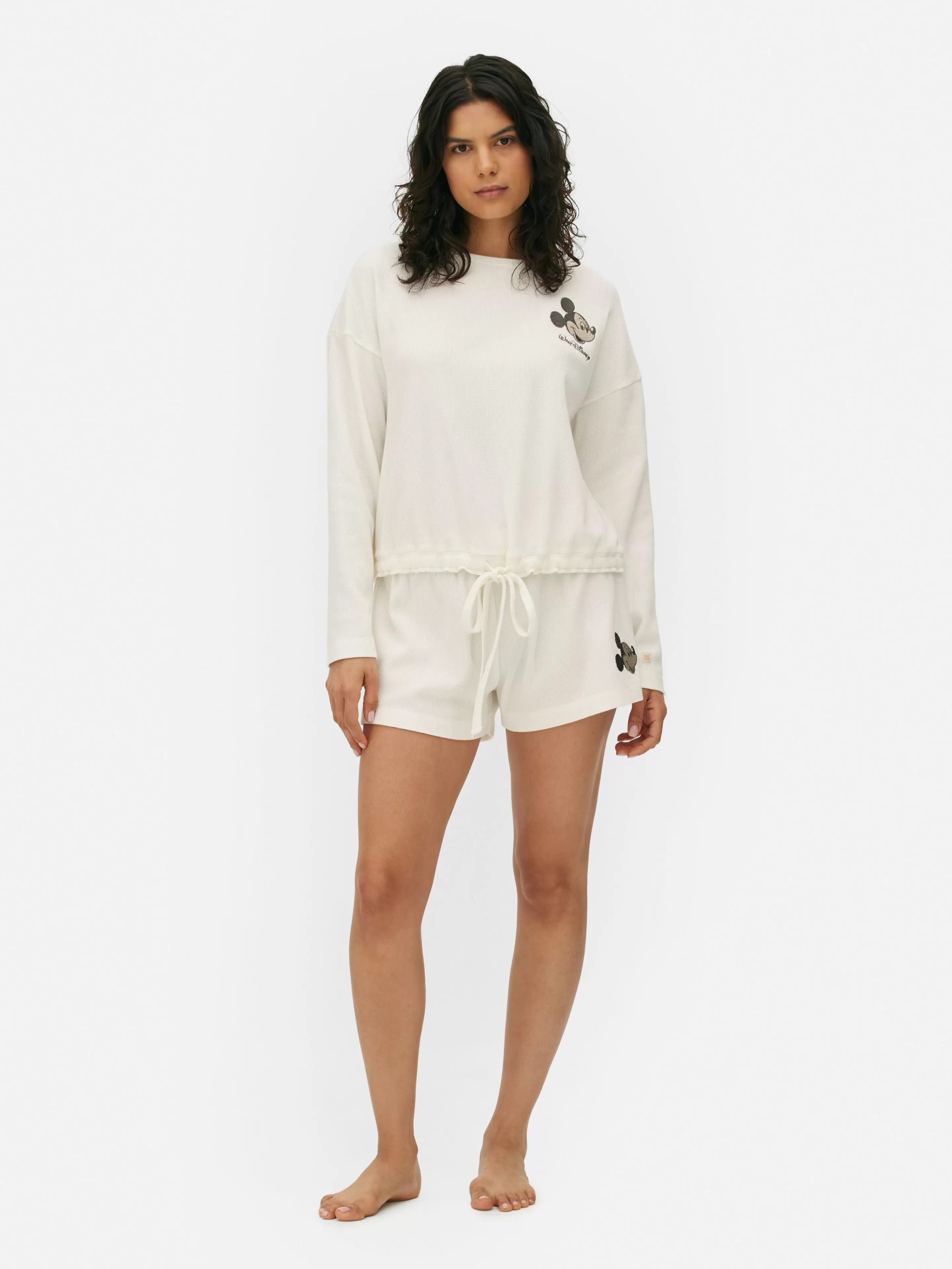 Haut De Pyjama à Texture Gaufrée Disney Mickey Mouse-Primark Sale