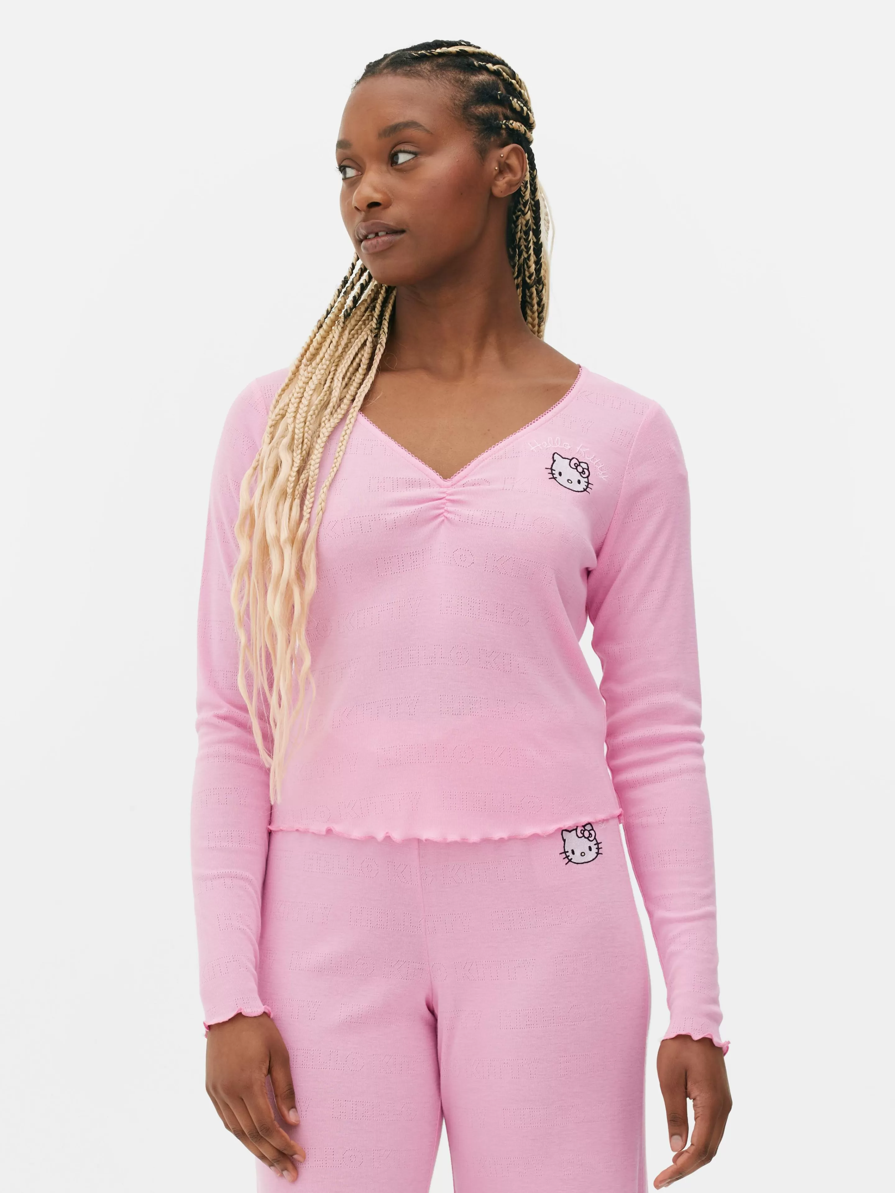 Haut De Pyjama En Pointelle Hello Kitty-Primark Best Sale