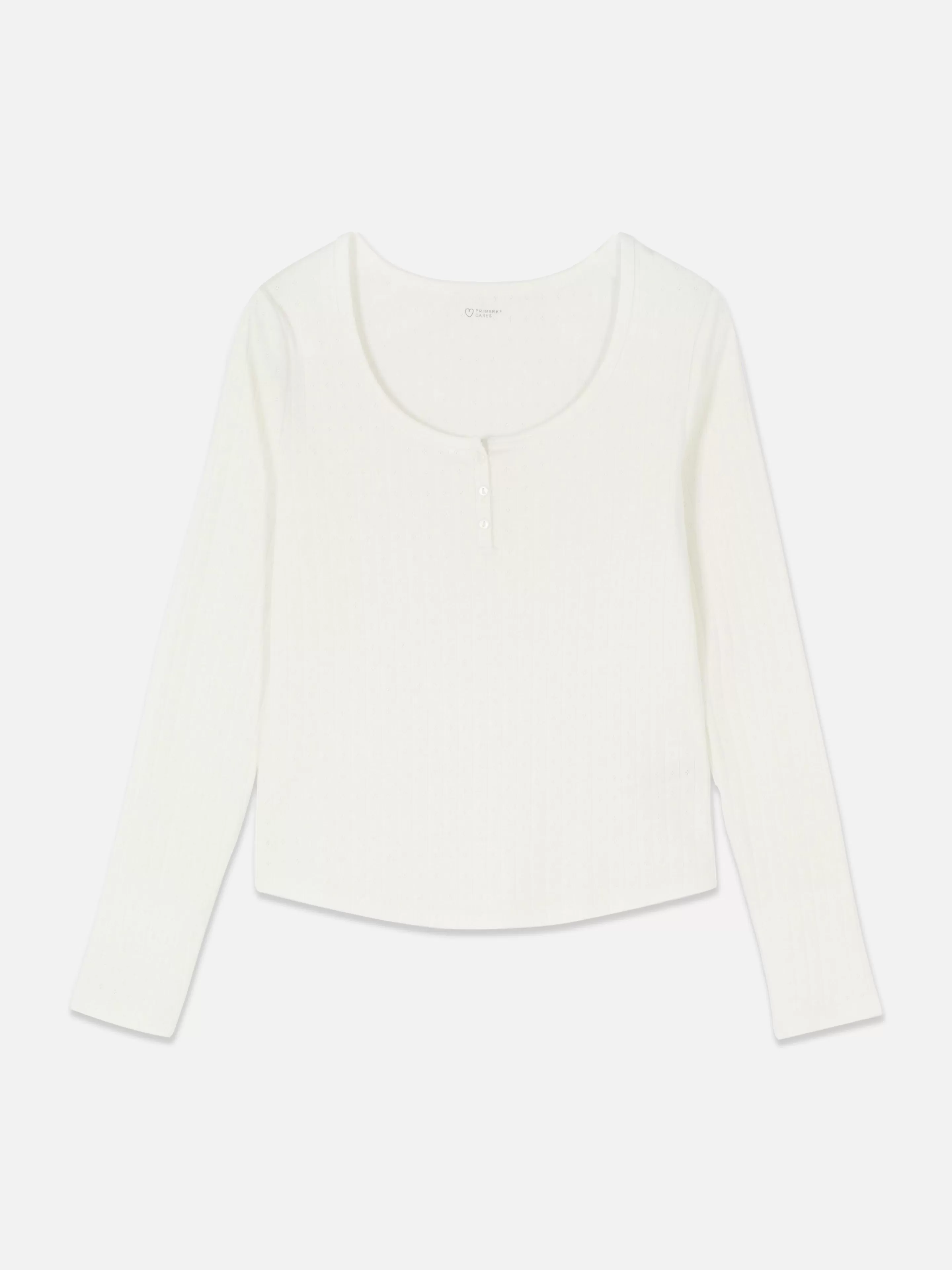 Haut De Pyjama En Pointelle Manche Longue-Primark Cheap