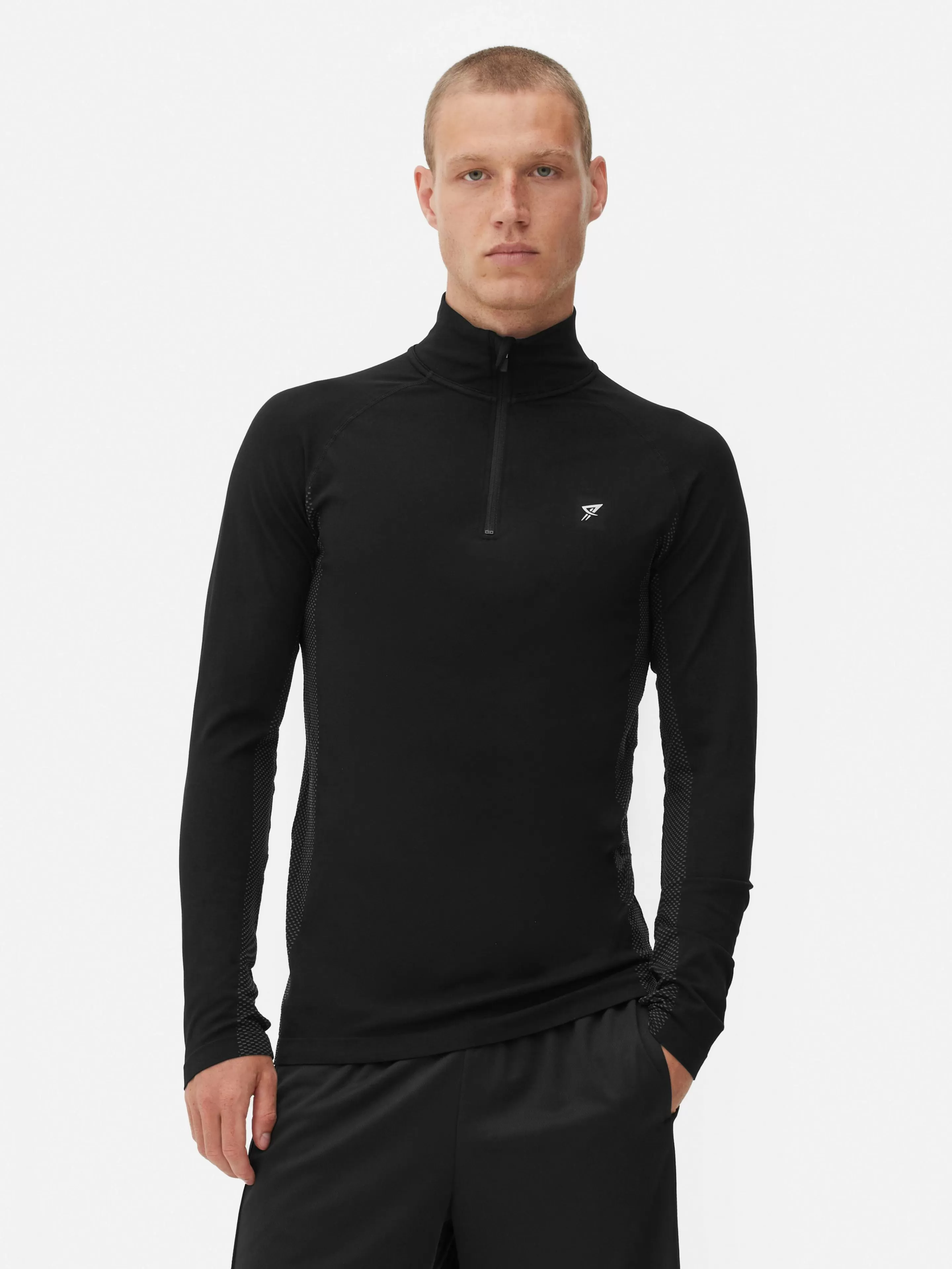 Haut De Sport à Manches Longues Et Col Zippé-Primark Outlet