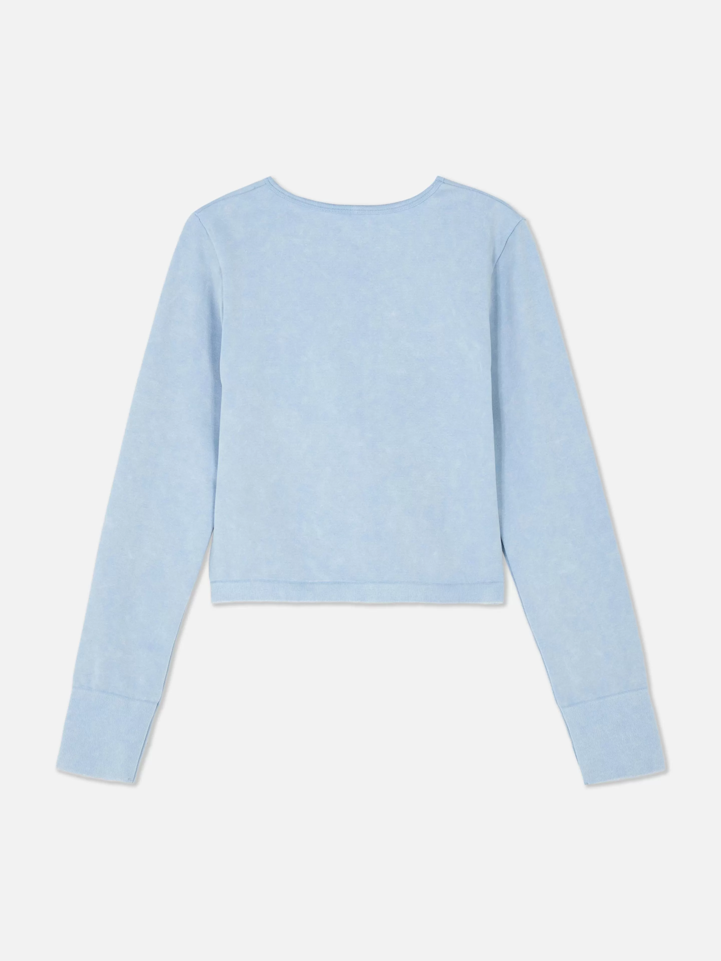 Haut Délavé à L'acide à Manches Longues-Primark New