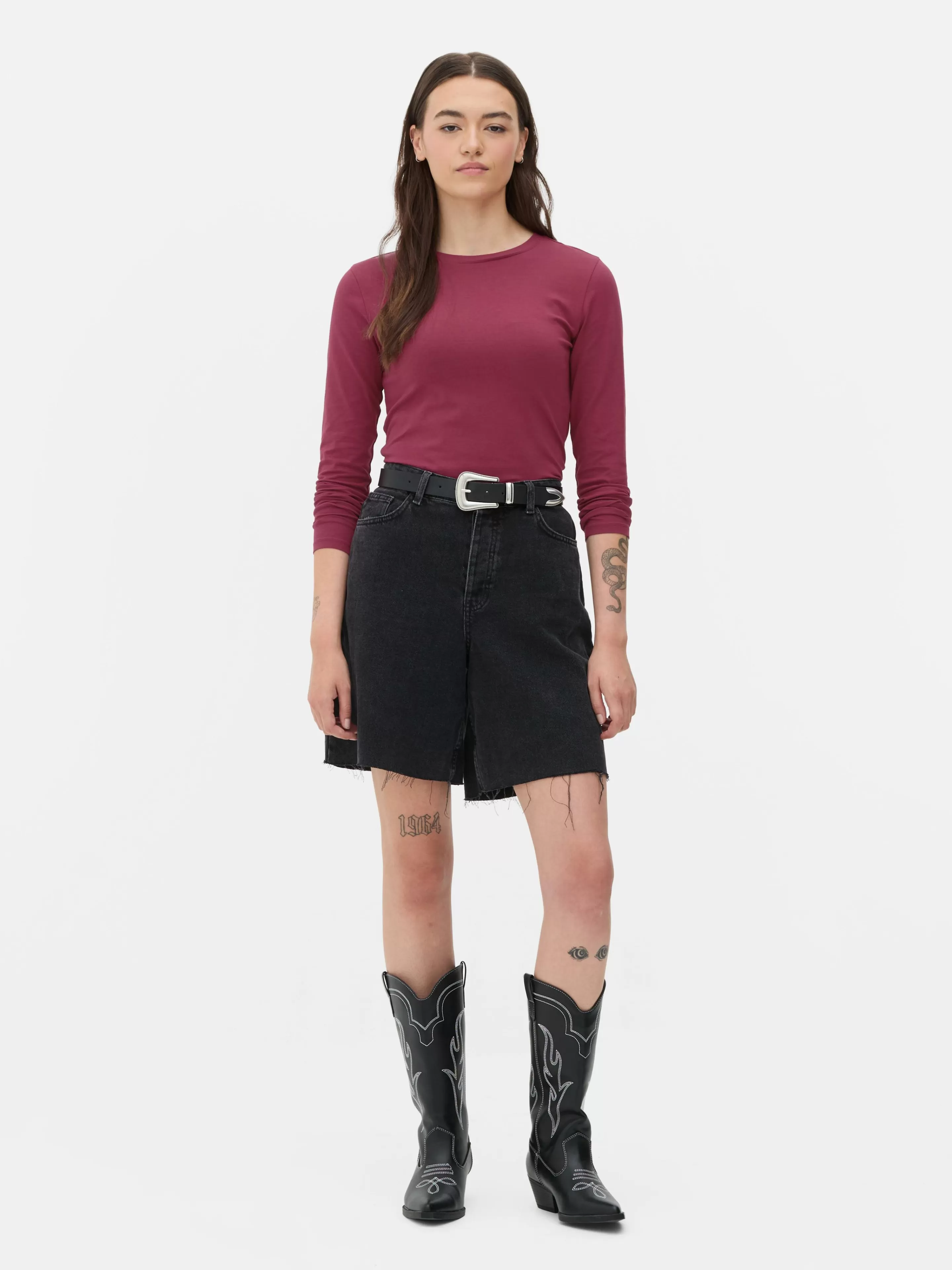 Haut En Jersey Stretch à Manches Longues-Primark Best