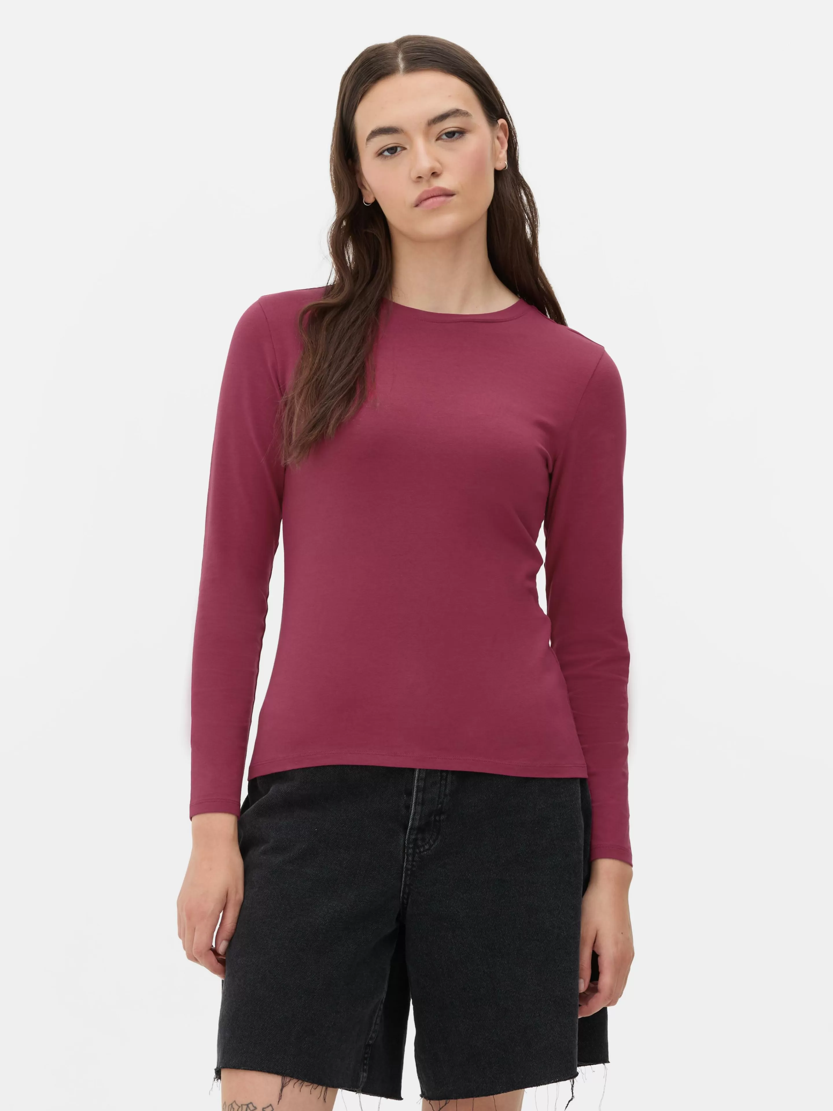 Haut En Jersey Stretch à Manches Longues-Primark Best