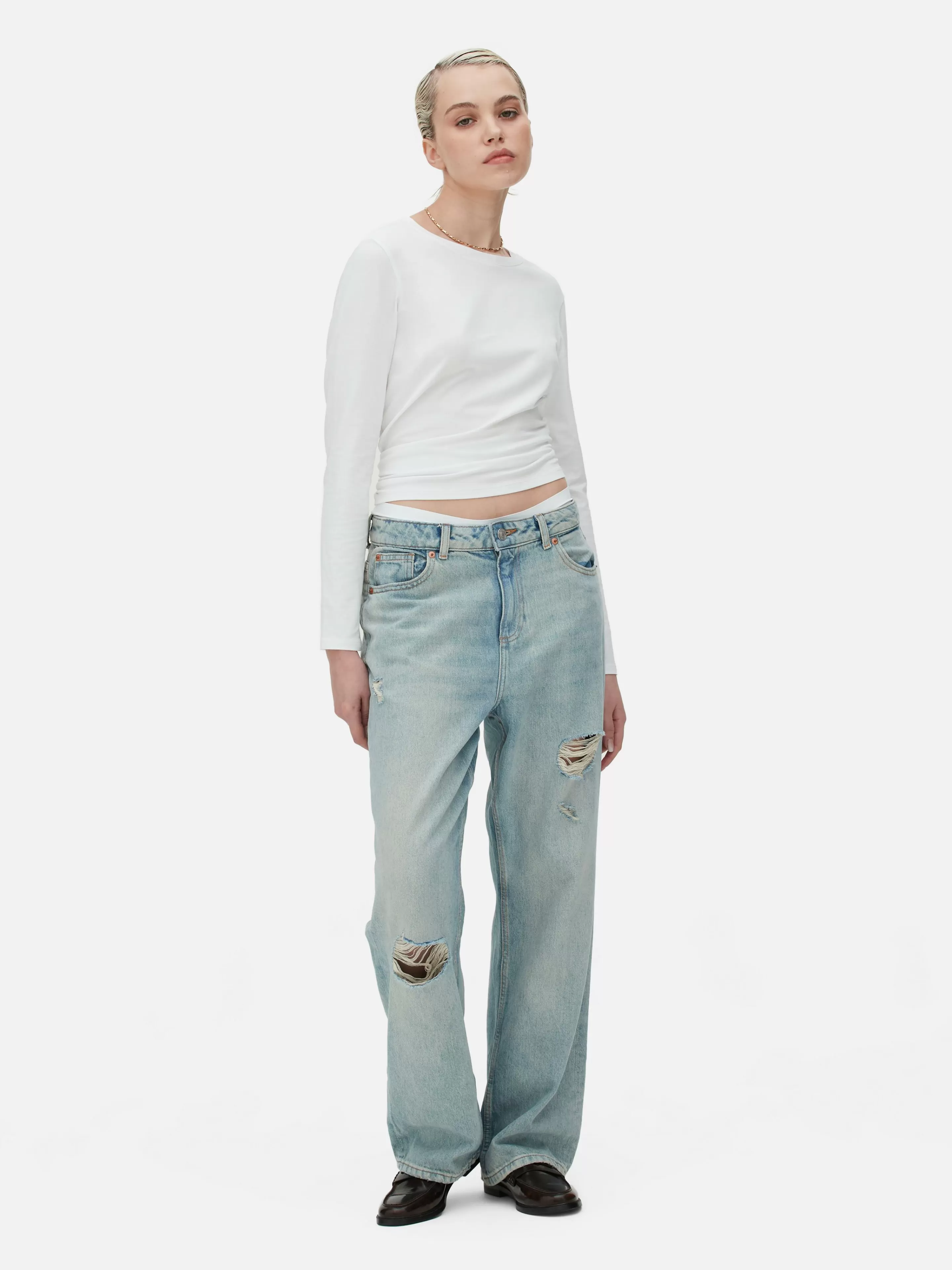 Haut Stretch à Manches Longues-Primark Shop