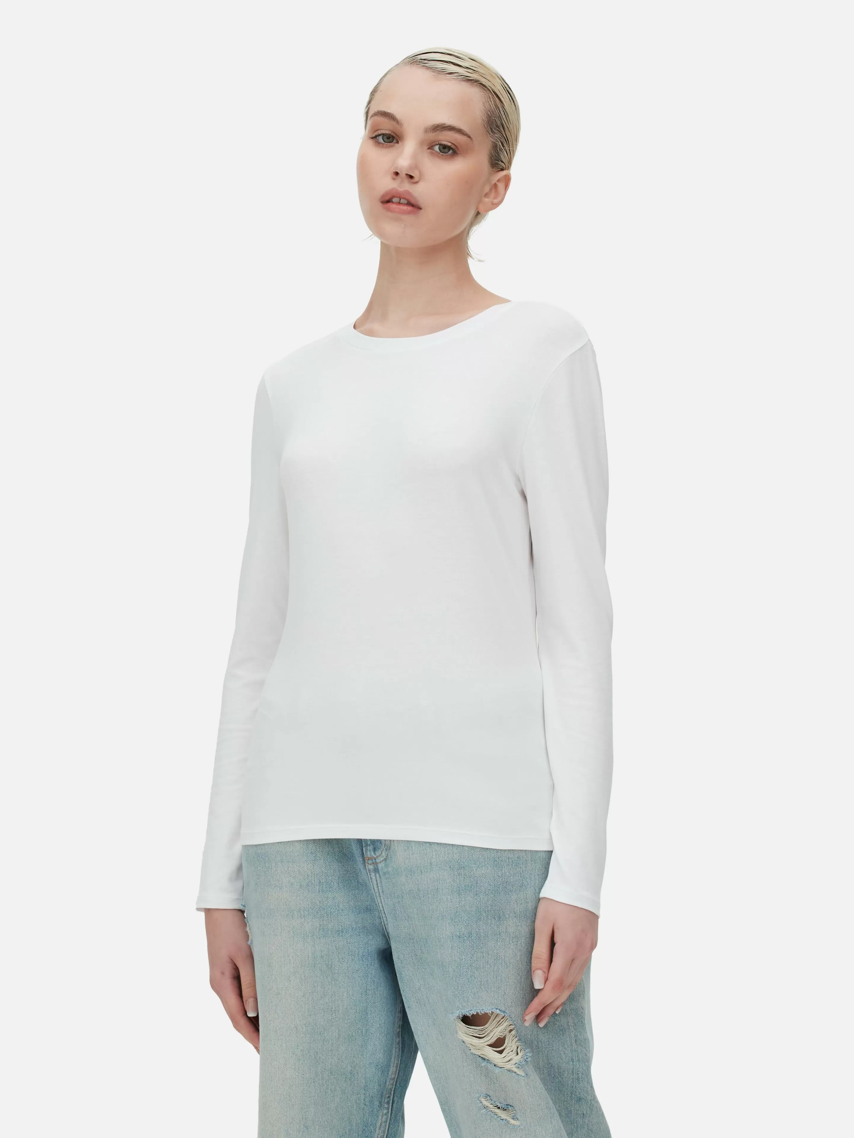 Haut Stretch à Manches Longues-Primark Shop