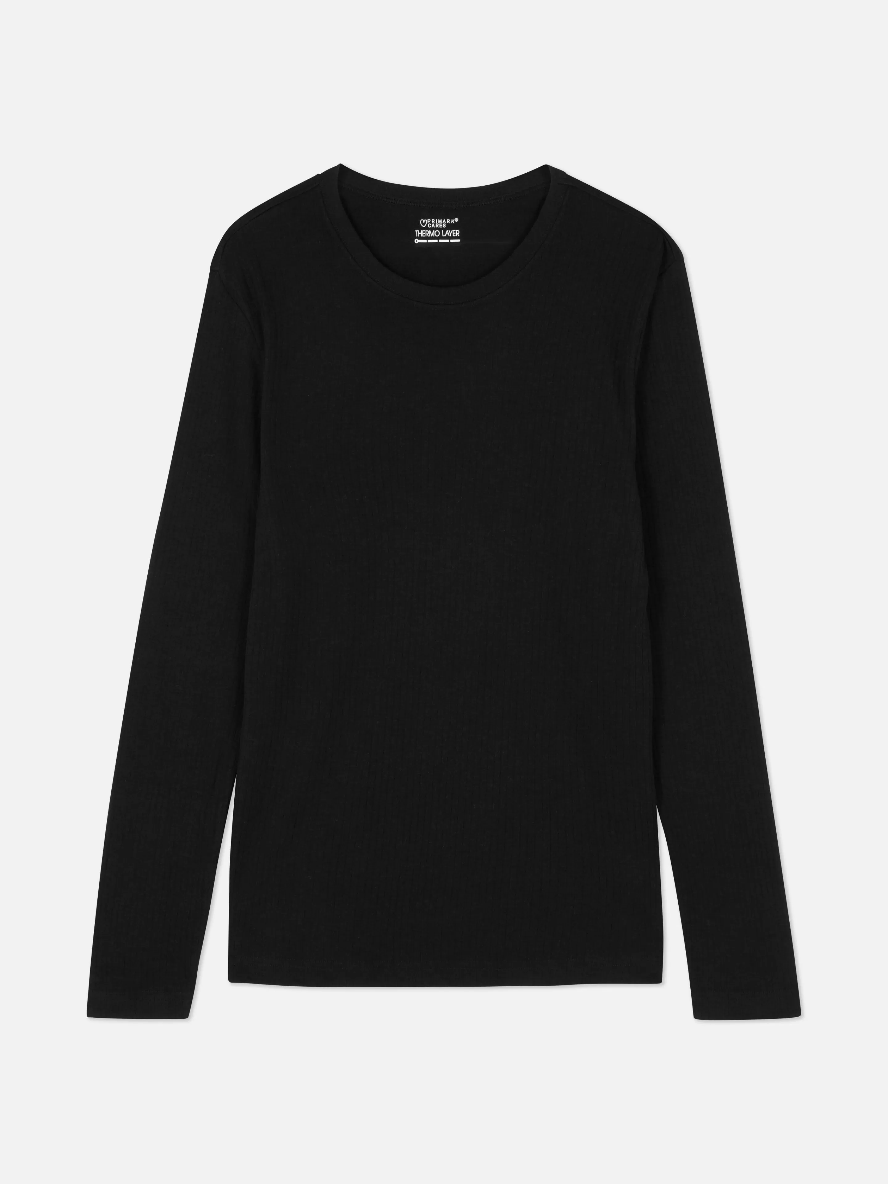 Haut Thermique Brossé à Manches Longues-Primark Fashion