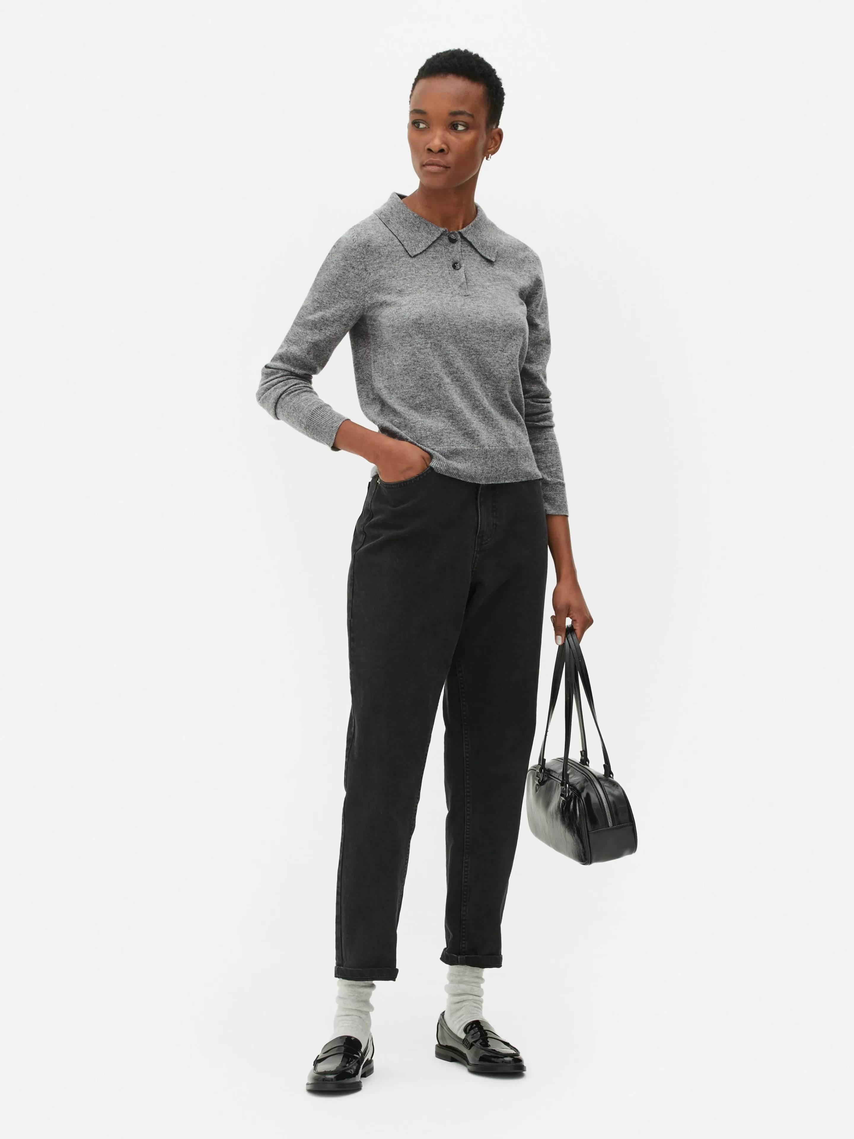 Haut Tricoté à Col Et à Manches Longues-Primark Hot