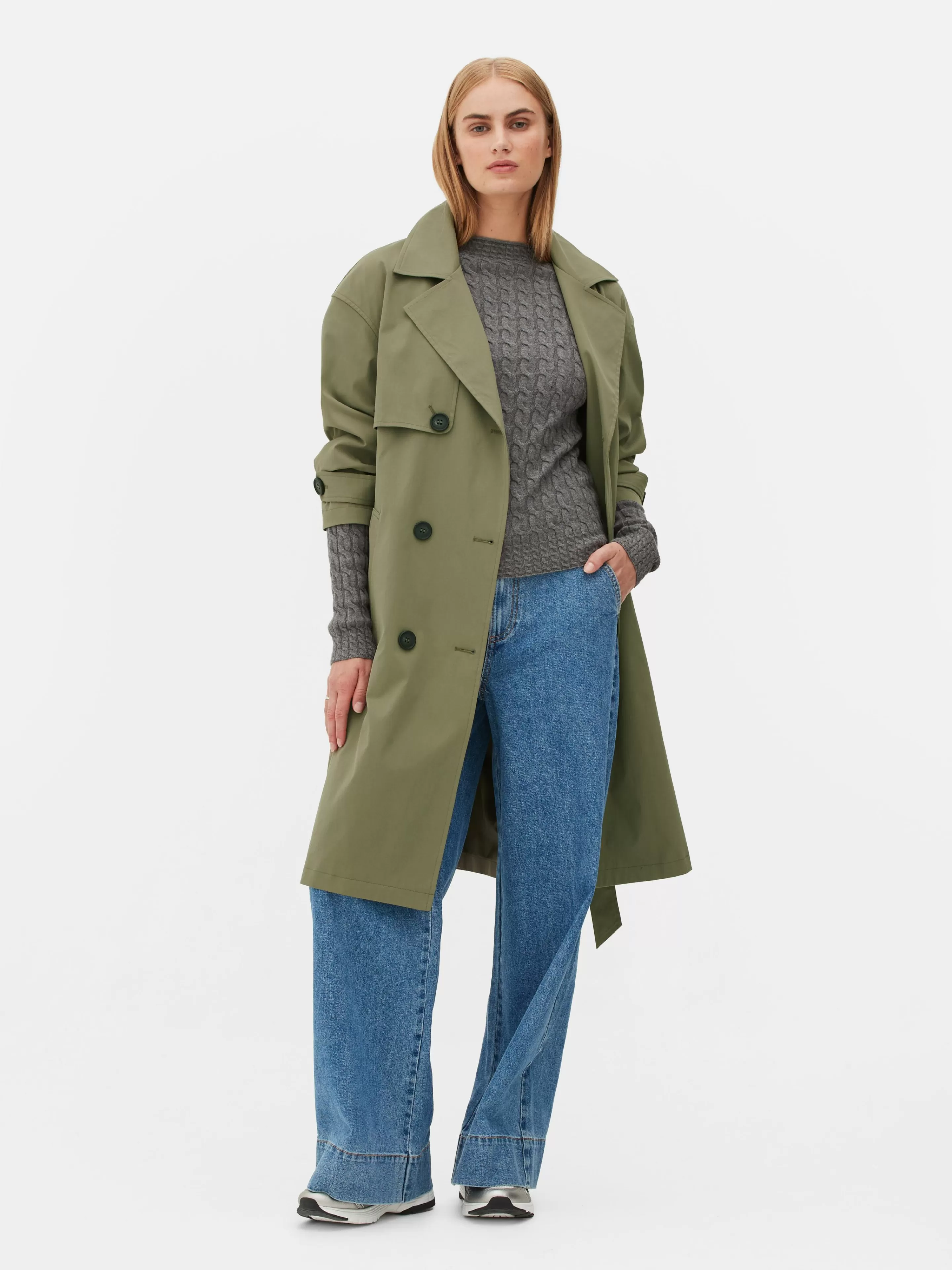 Imperméable à Double Boutonnage Et Ceinture-Primark Sale