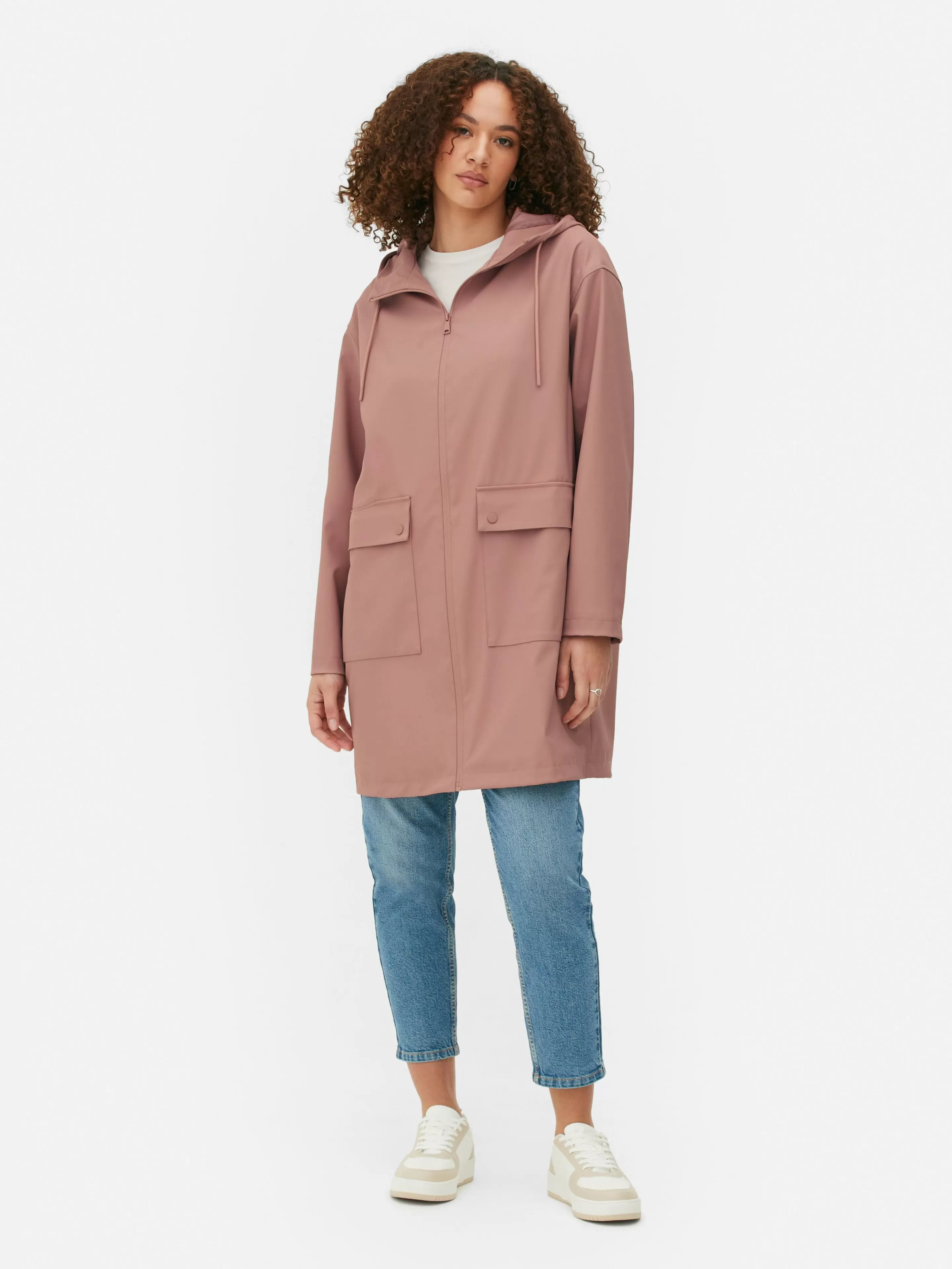 Imperméable Caoutchouté à Capuche-Primark New