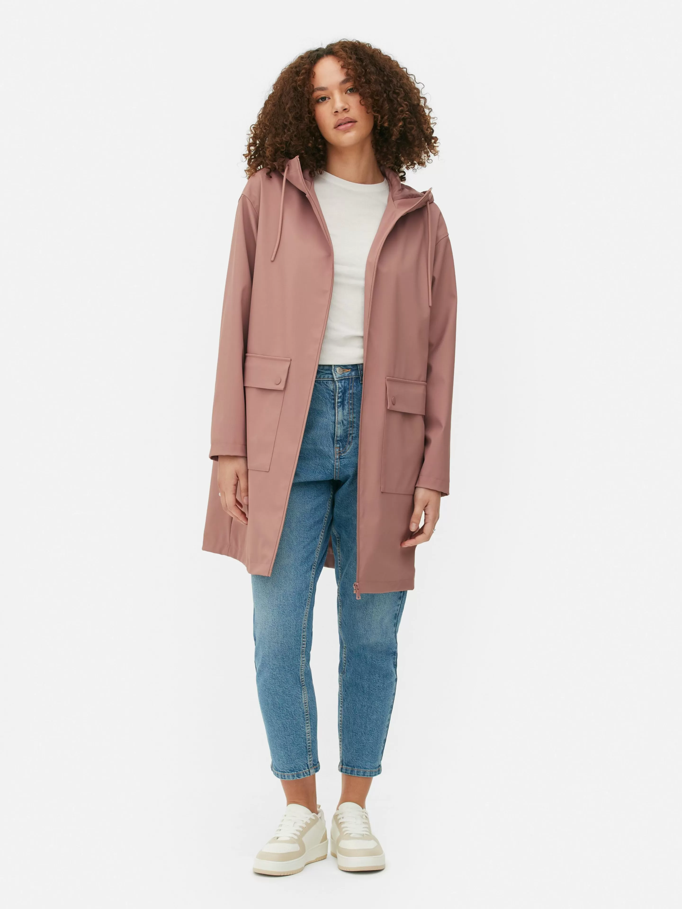 Imperméable Caoutchouté à Capuche-Primark New