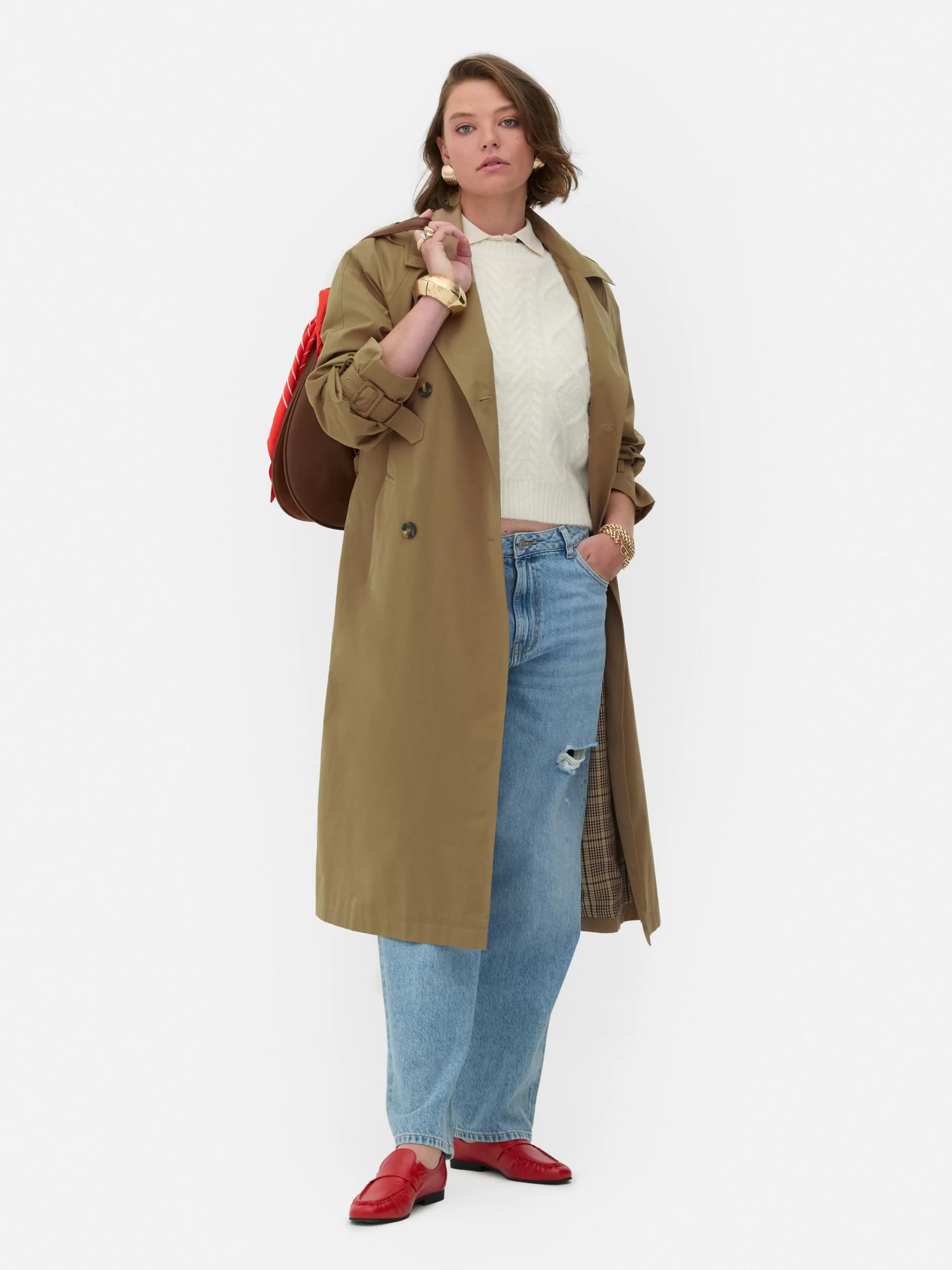 Imperméable Croisé à Capuche Rita Ora-Primark Online