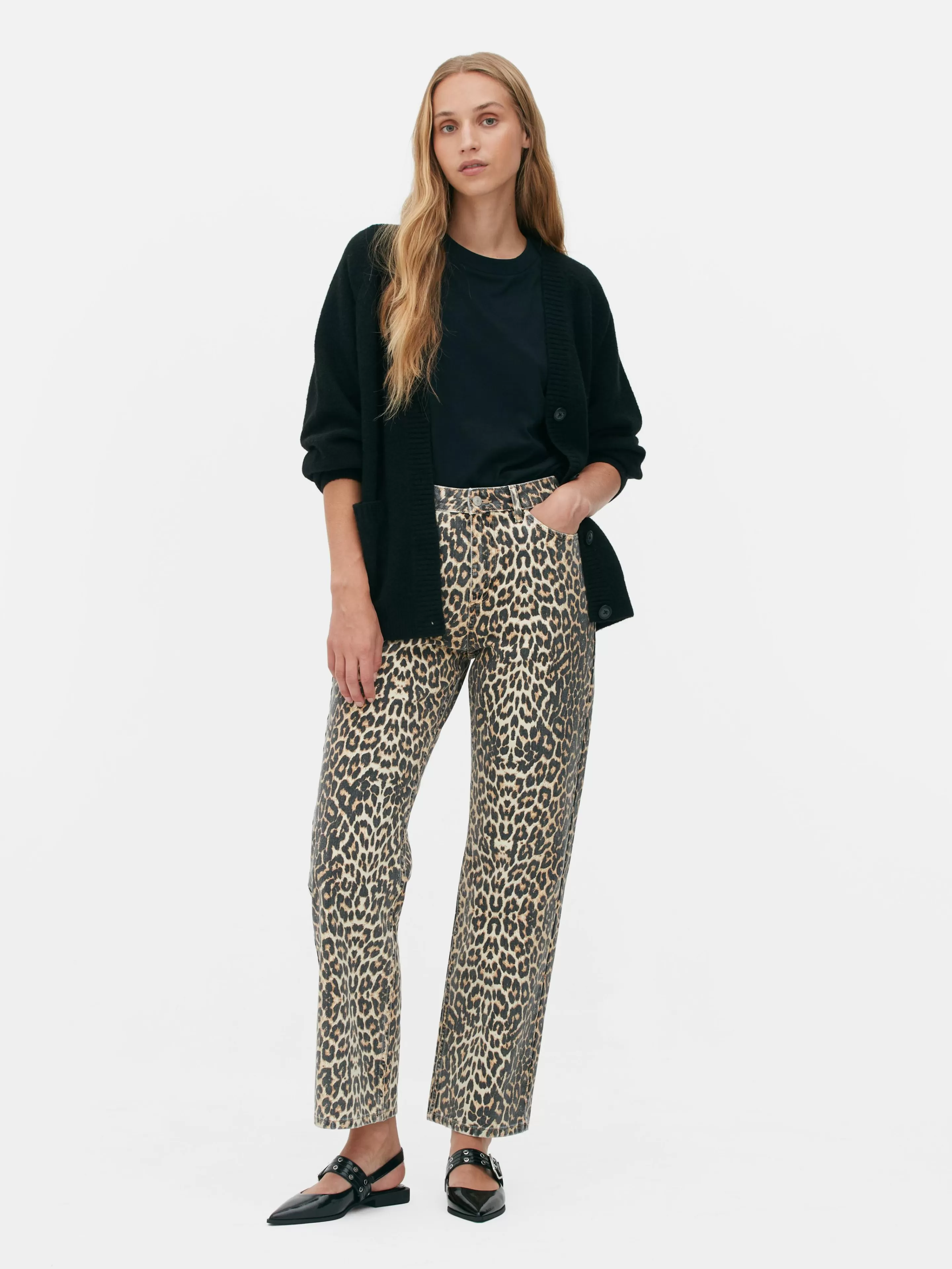 Jean à Imprimé Léopard-Primark Discount