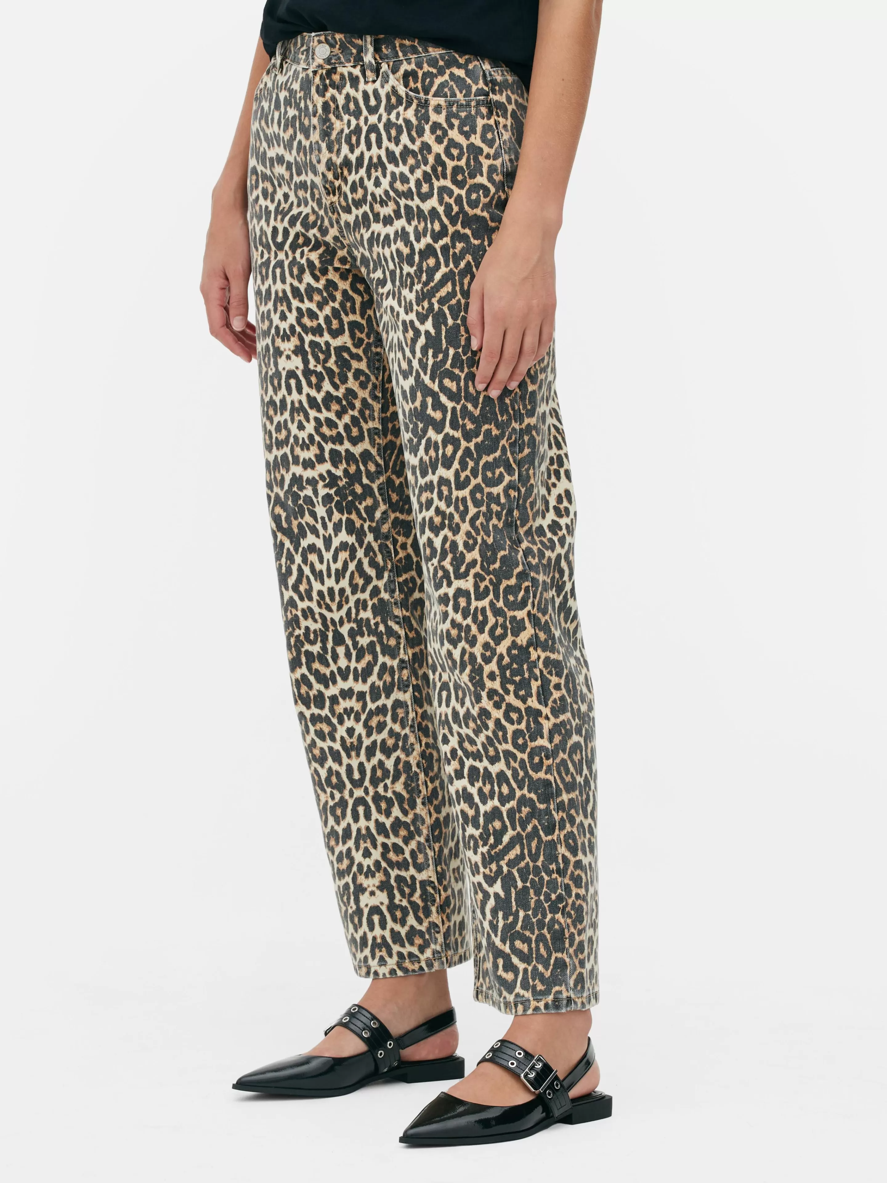 Jean à Imprimé Léopard-Primark Discount