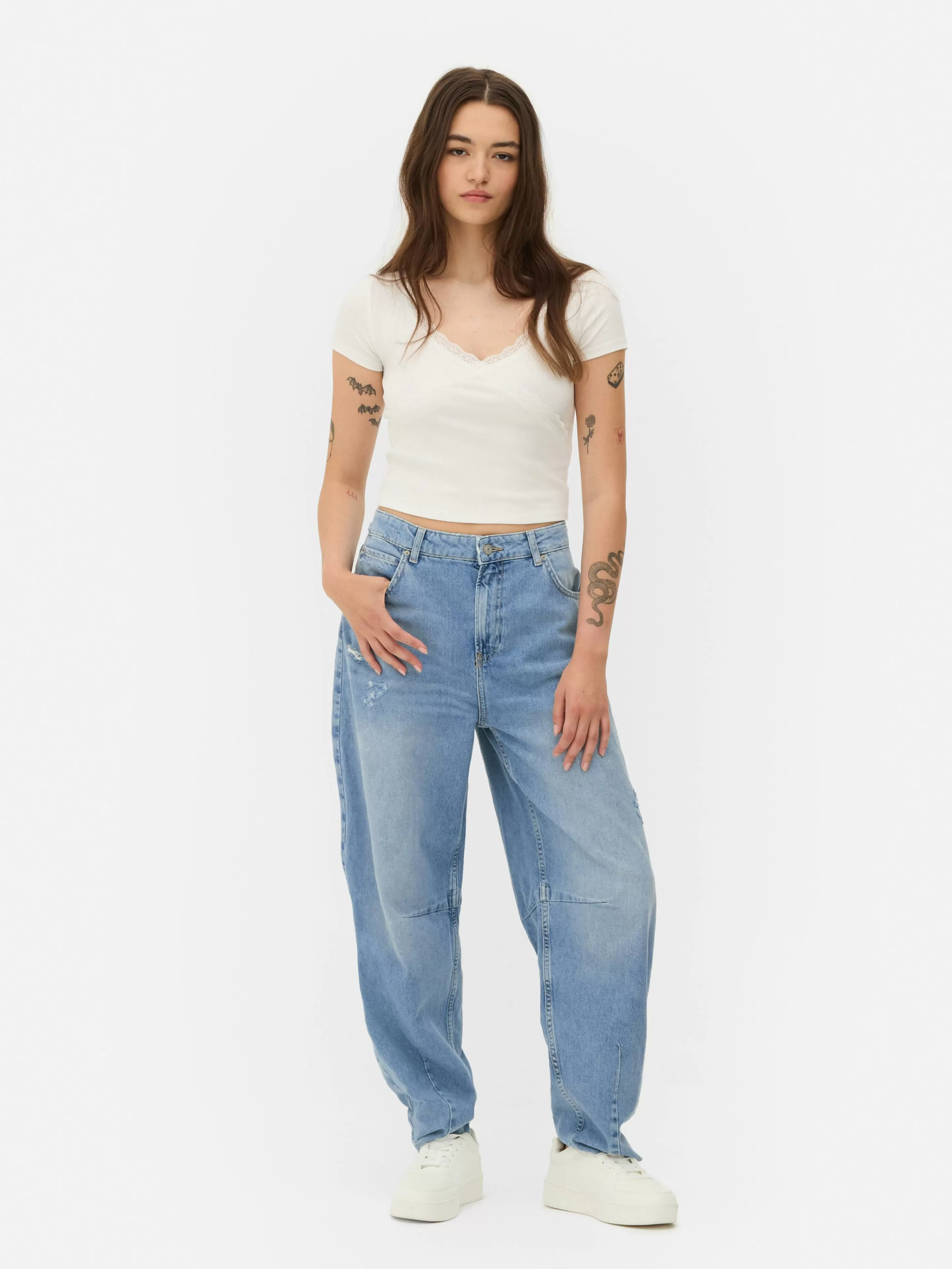 Jean Barrel-Primark Fashion