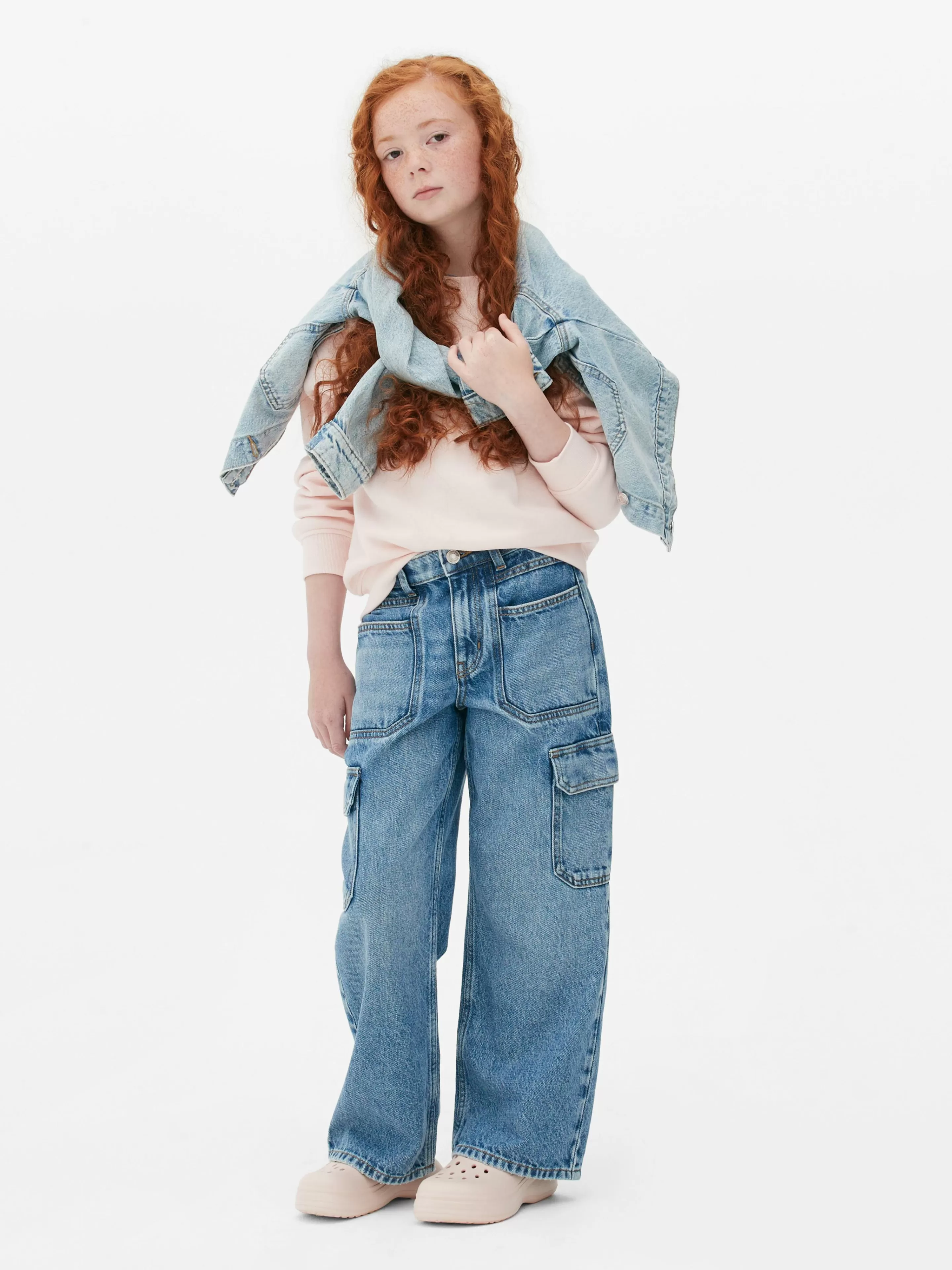 Jean Cargo Large-Primark Fashion