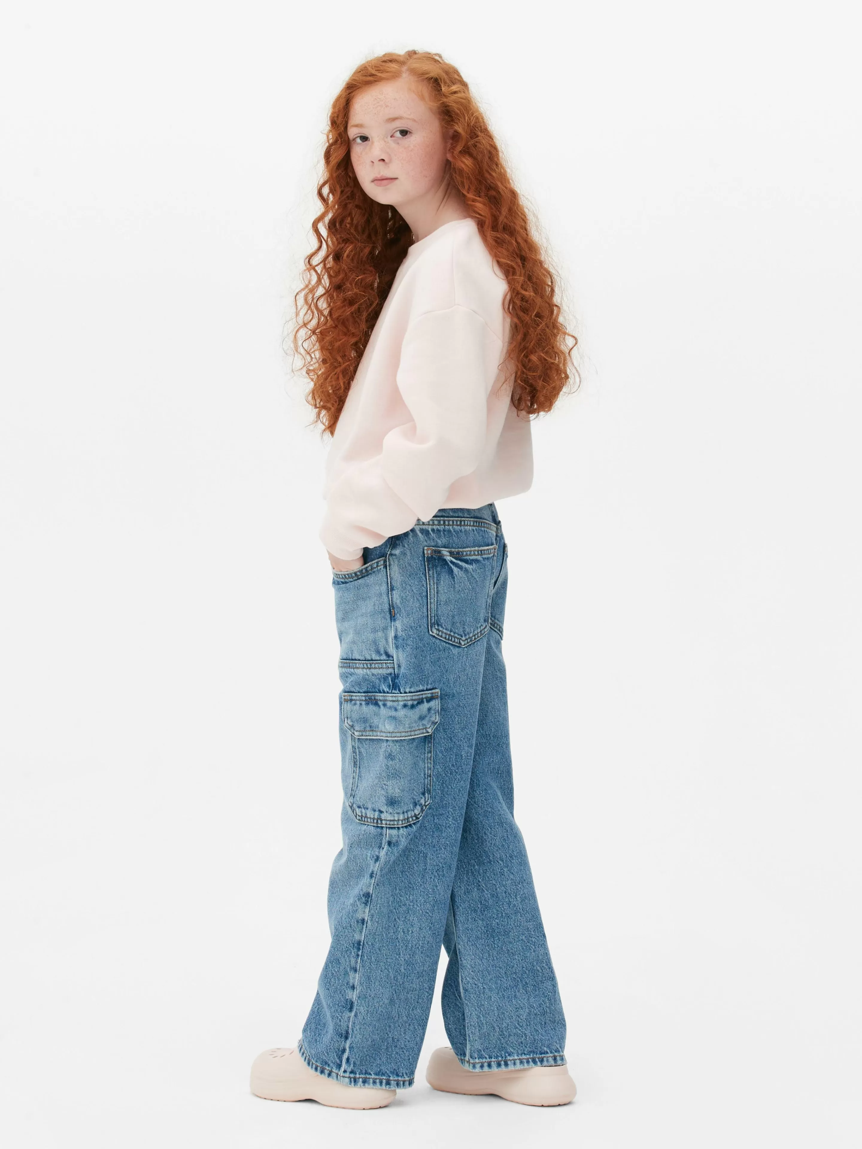 Jean Cargo Large-Primark Fashion
