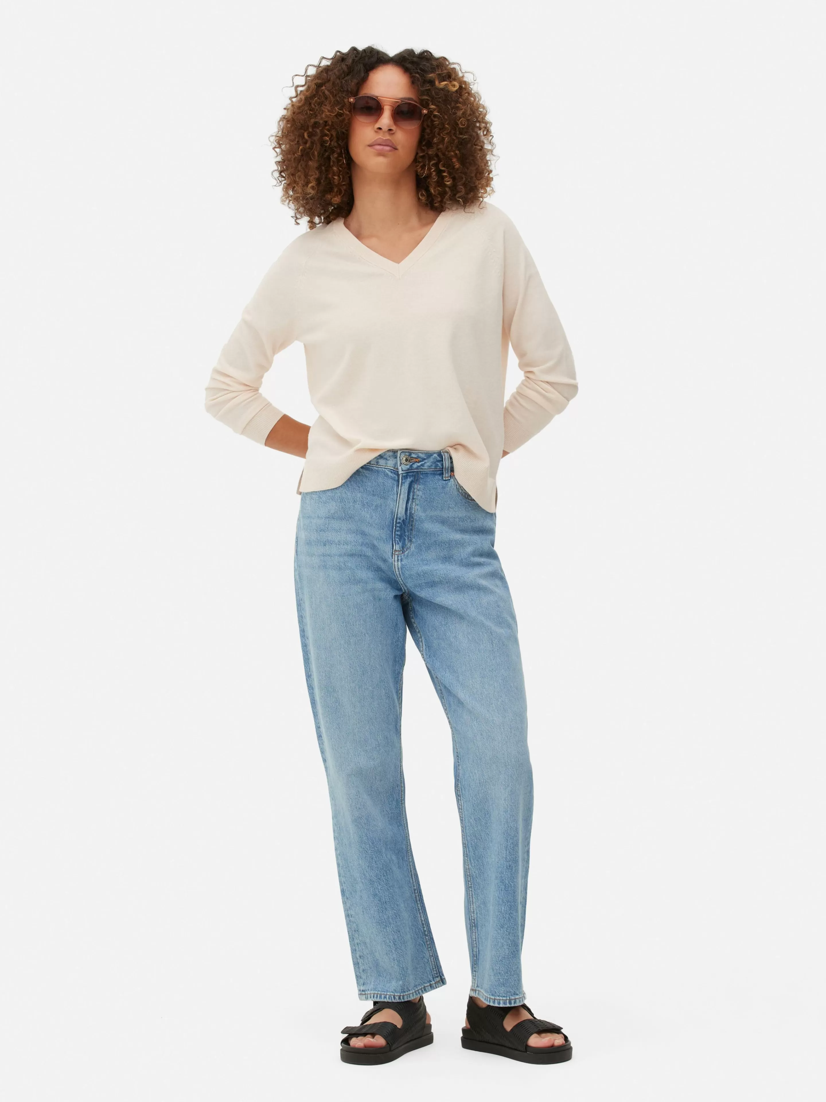 Jean Coupe Droite-Primark Fashion