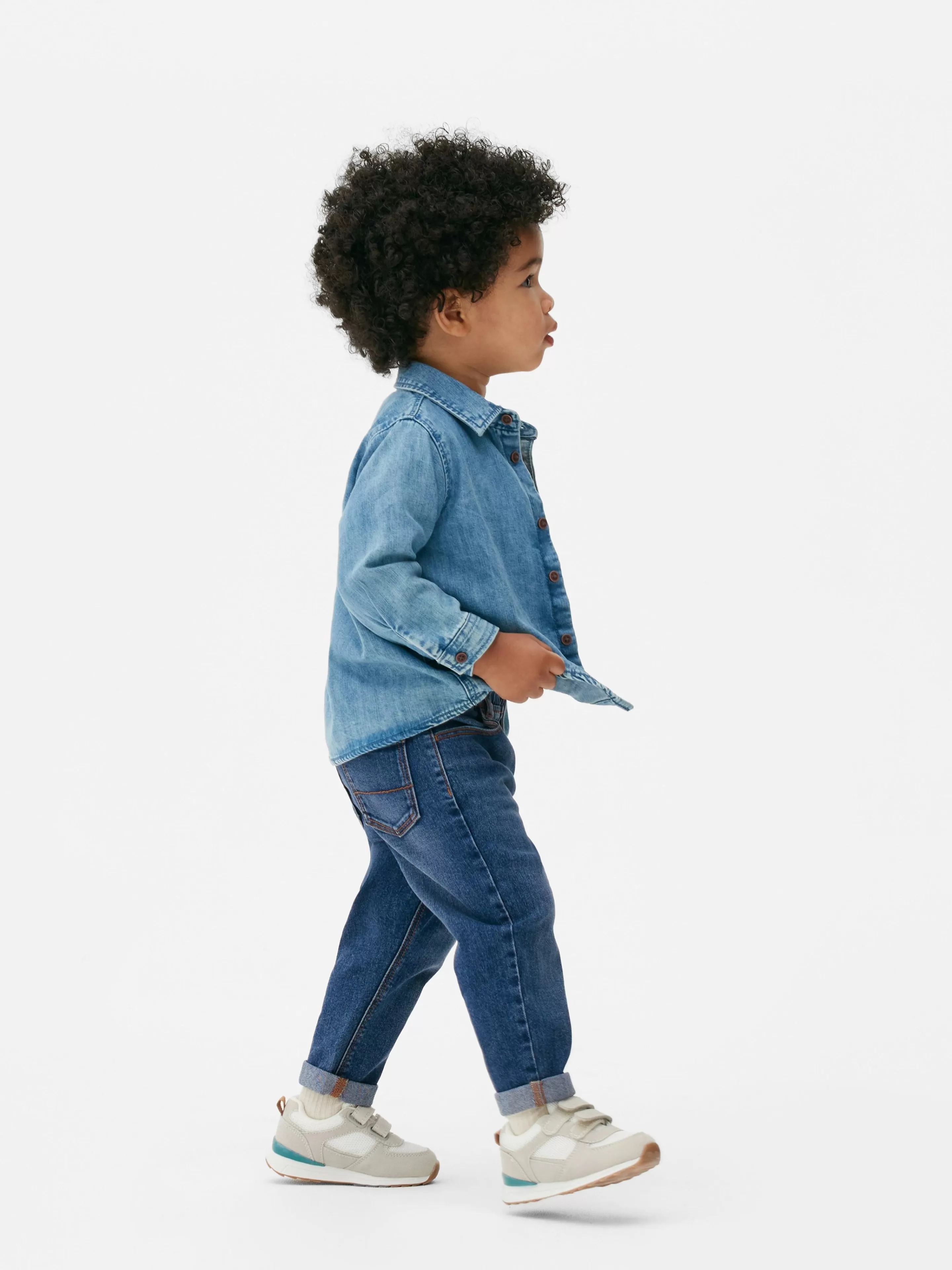Jean Denim à Revers-Primark Discount