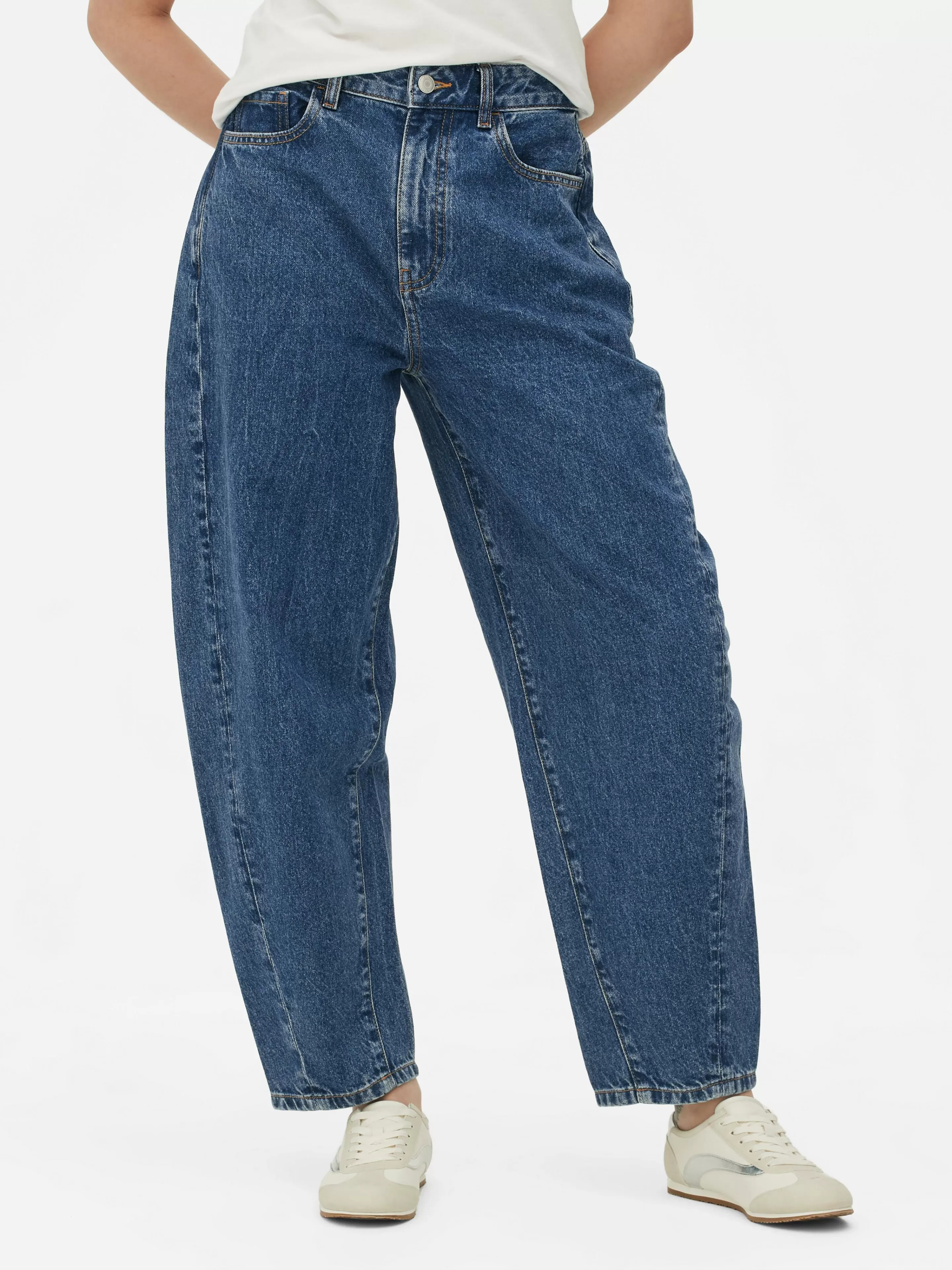 Jean Denim Coupe Barrel-Primark Shop